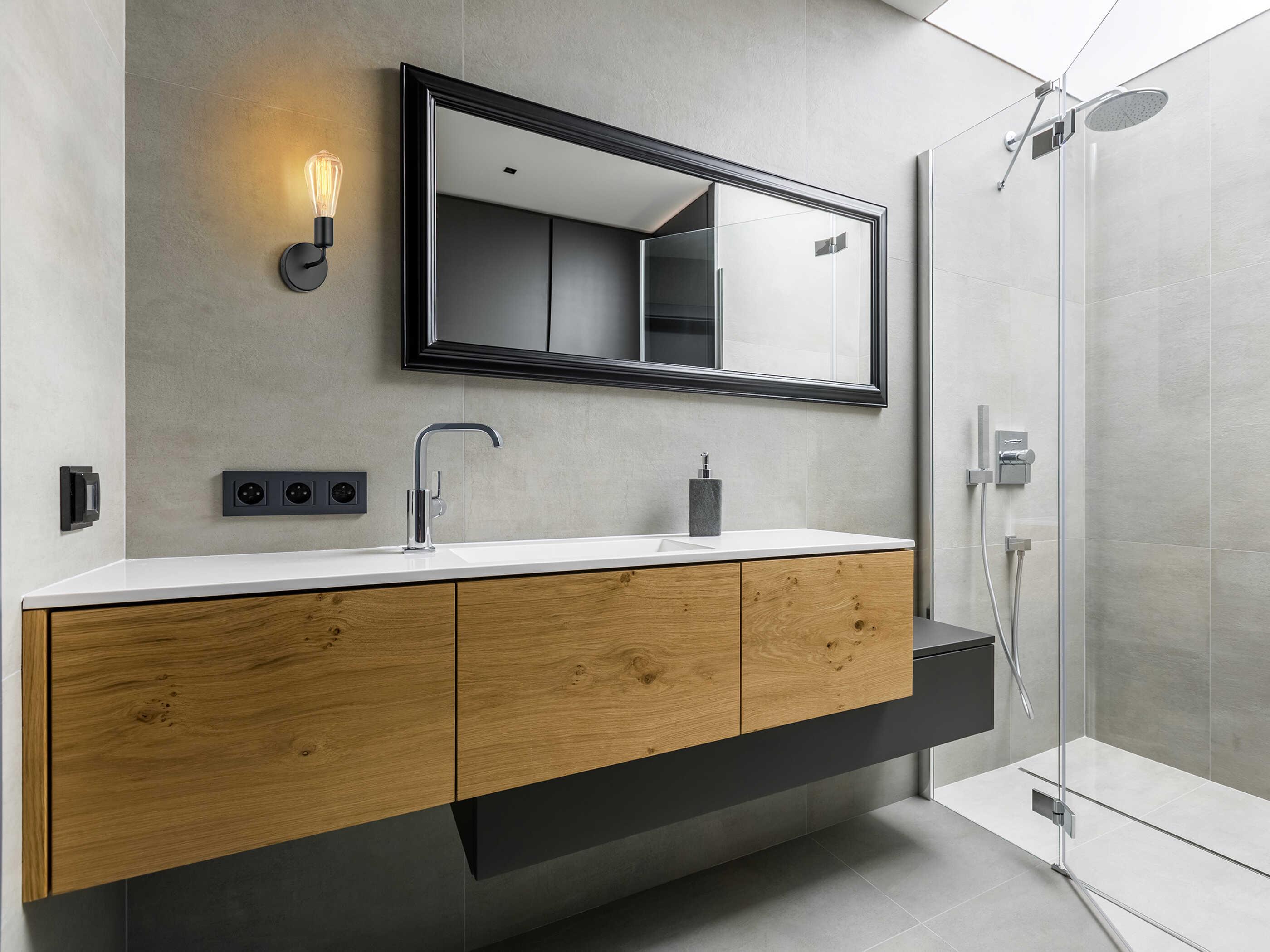 Eglo Avondale 1-Light Matte Black Wall Sconce