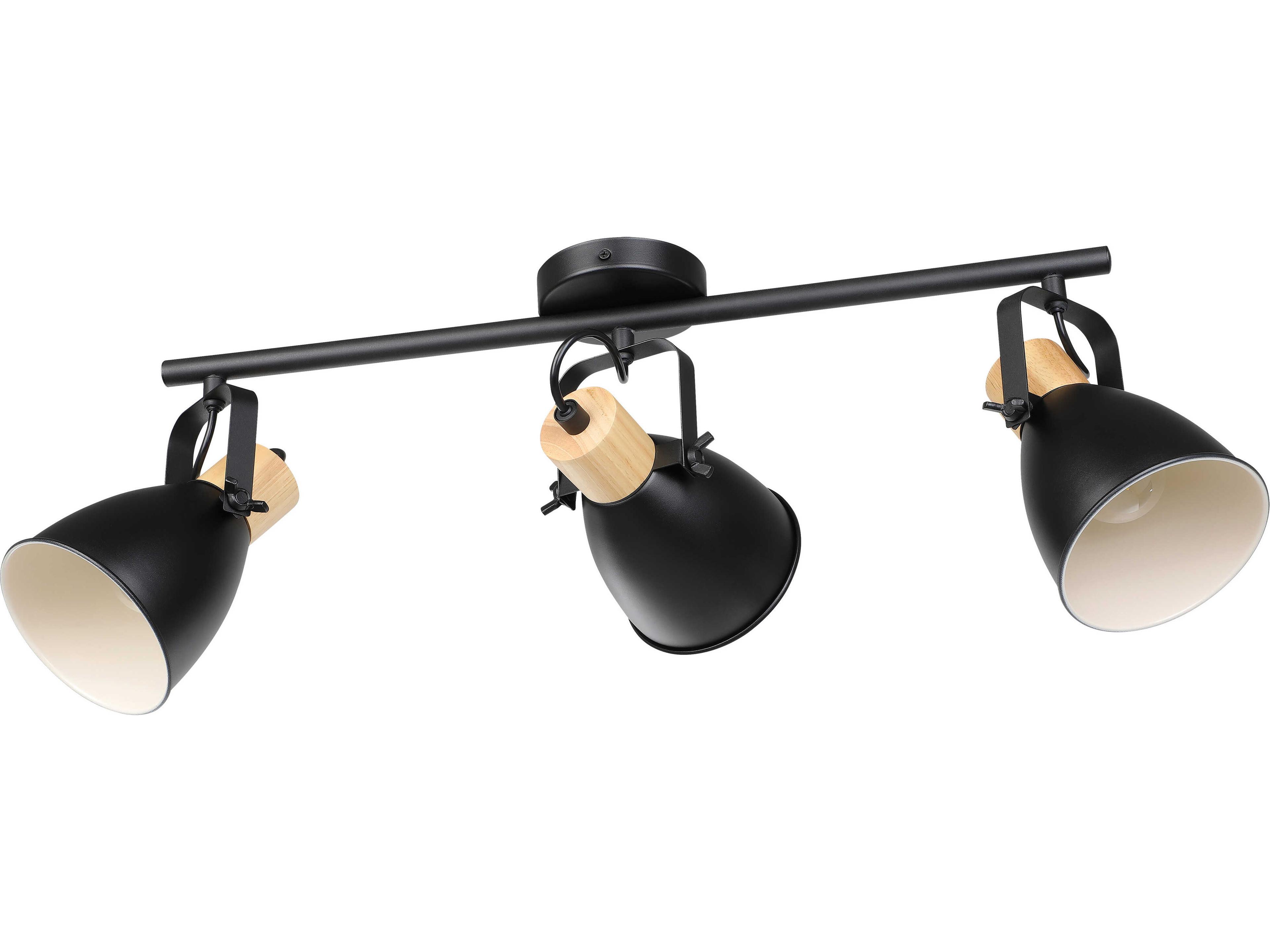 Eglo Coswarth 3-Light Black Track & Rail Light
