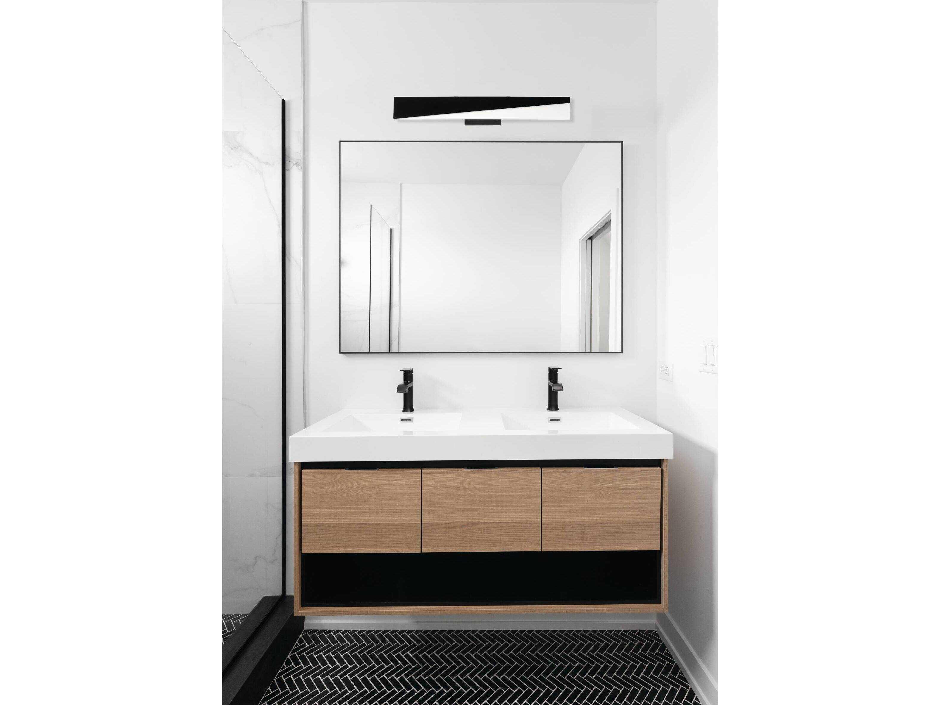 Eglo Isidro 1-Light Black Vanity Light