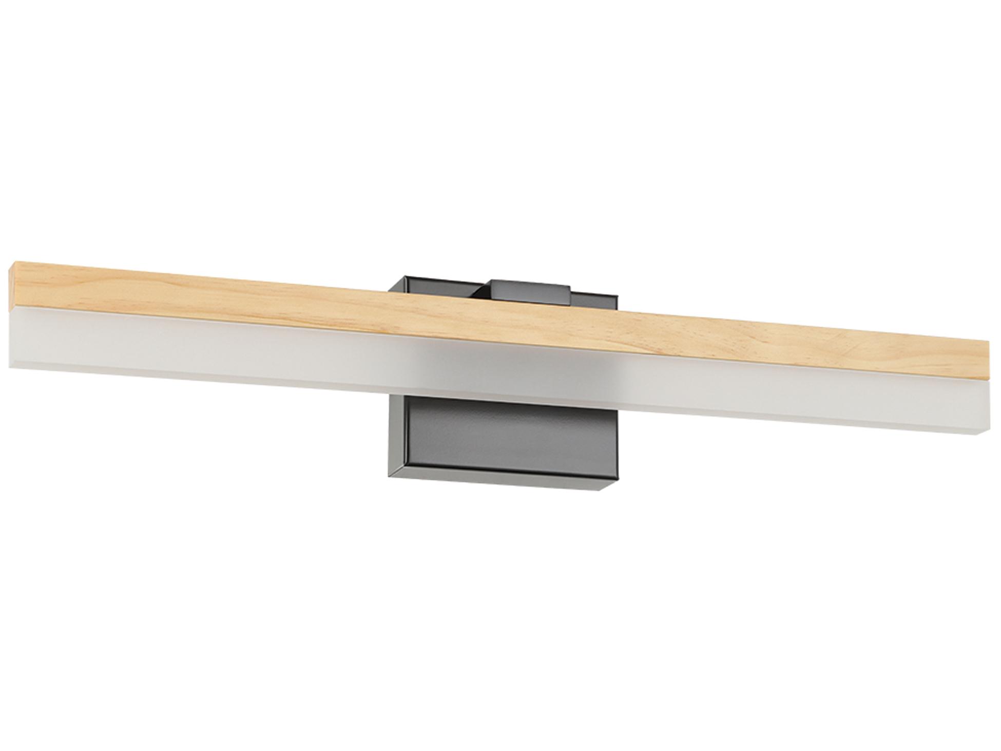 Eglo Palmital 1-Light Natural Wood Vanity Light