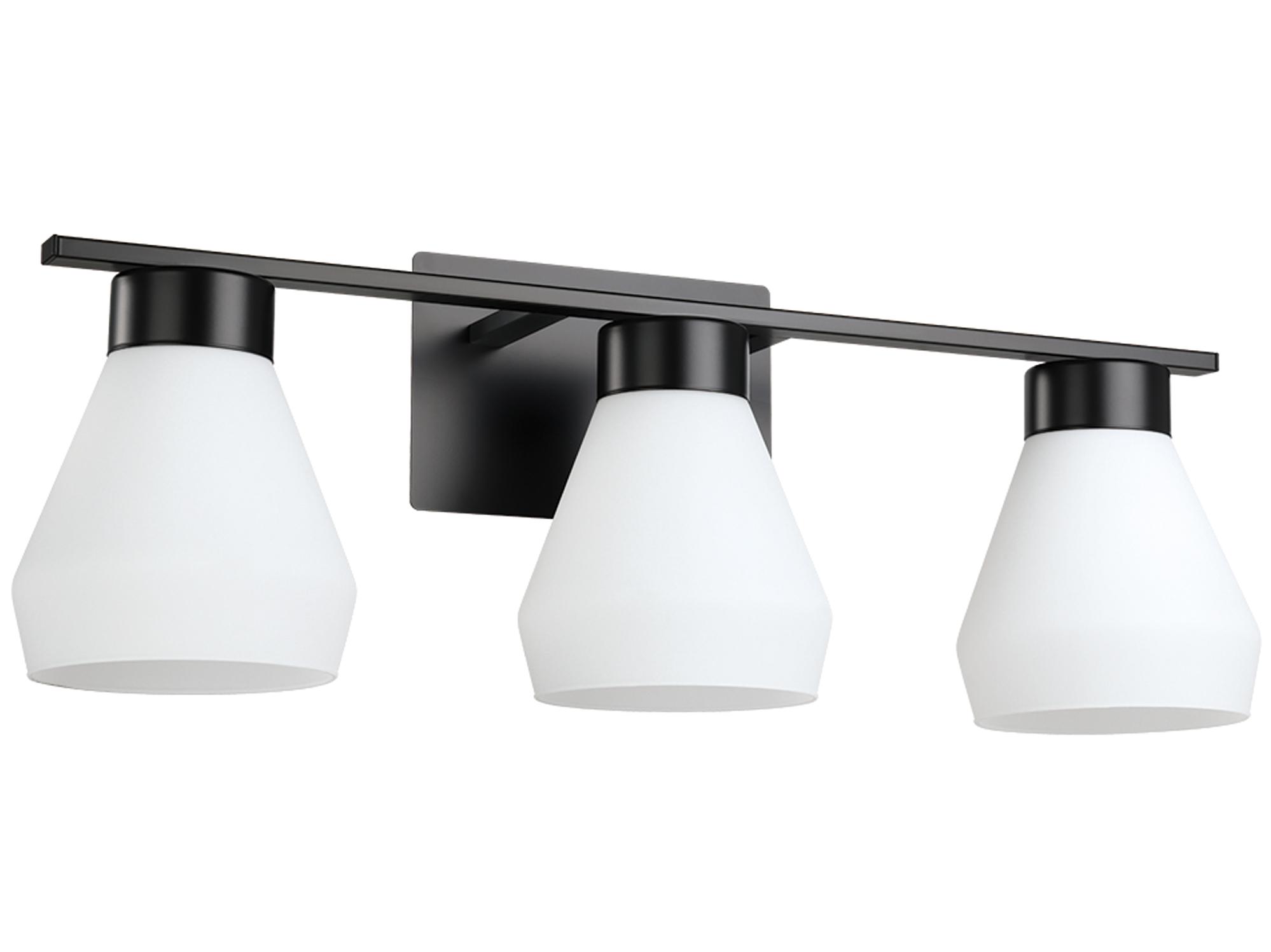 Eglo Copeland 3-Light Matte Black Vanity Light