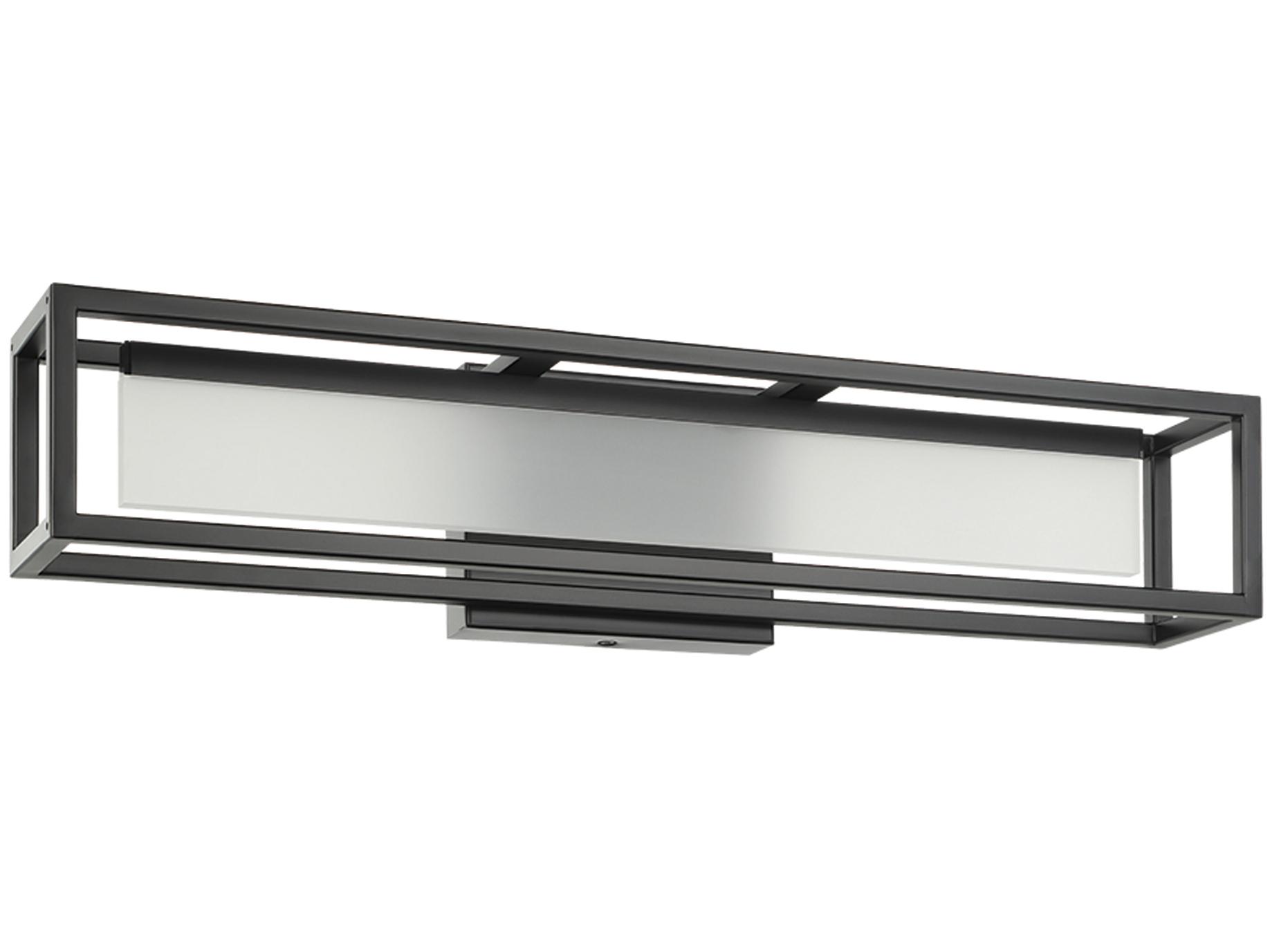 Eglo Gualajo 1-Light Matte Black Vanity Light