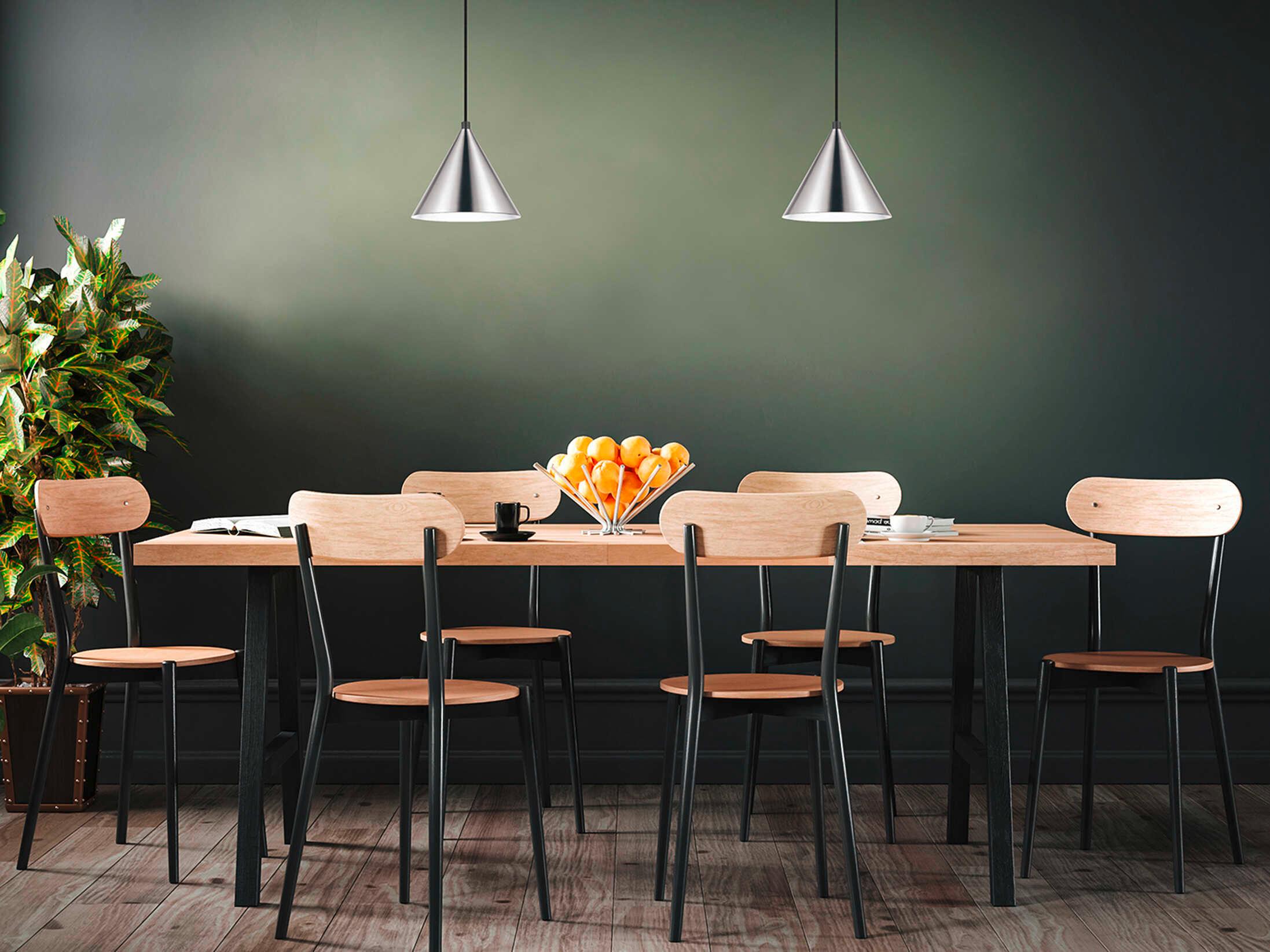 Eglo Narices 1-Light Structured Black Nickel Mini Pendant