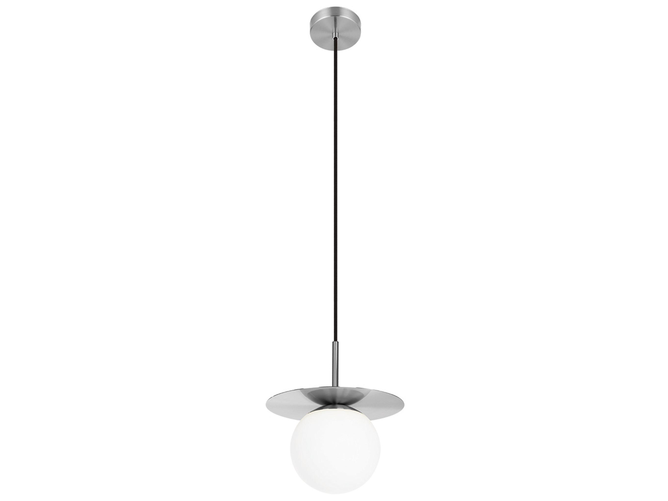 Eglo Arenales 1-Light Matte Nickel Globe Mini Pendant