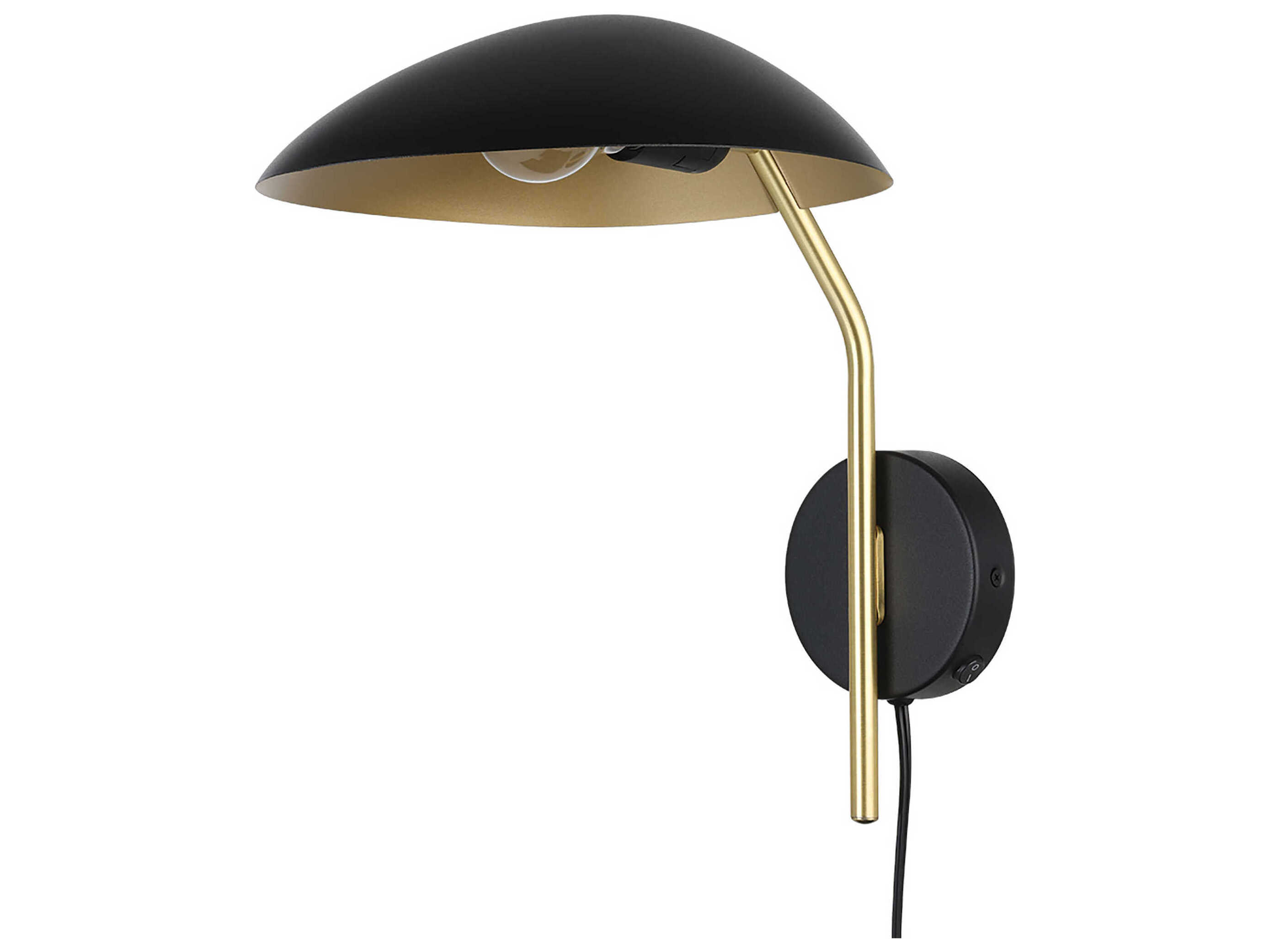 Eglo Lindmoor 1-Light Black Wall Sconce