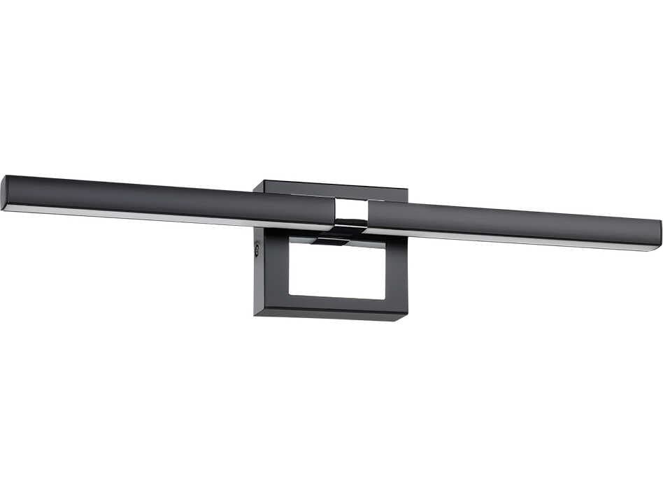 Eglo Pierro Matte Black Chrome Vanity Light