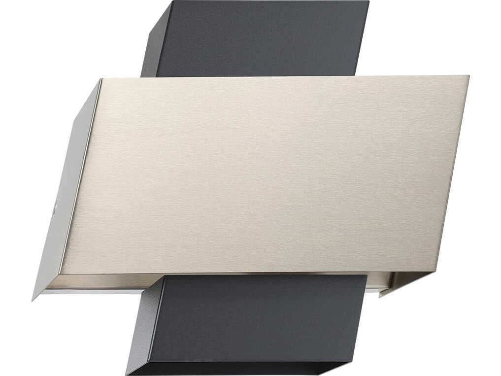 Eglo Timparossa 1-Light Black Brushed Nickel Wall Sconce