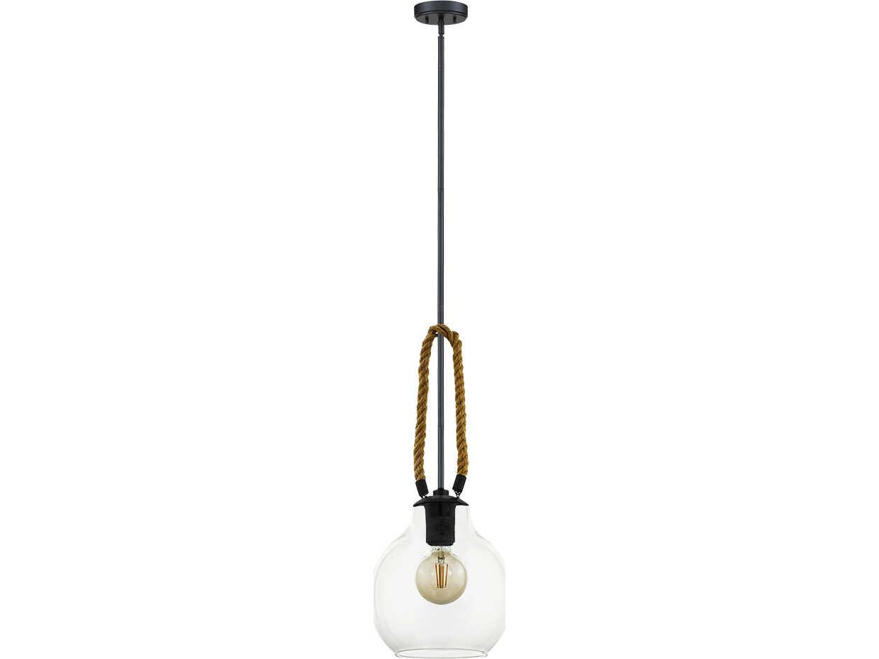 Eglo Roding 1-Light Black Pendant