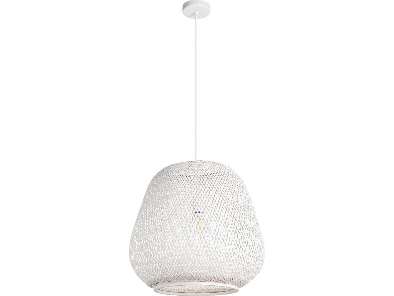 Eglo Dembleby 1-Light White Pendant
