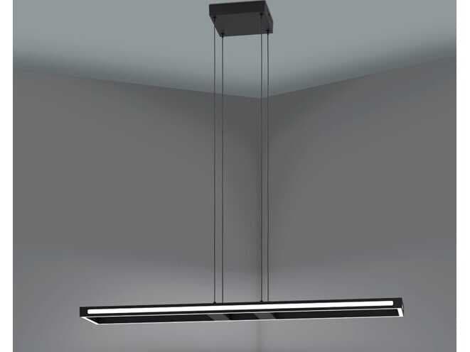 Eglo Salvilanas Black Linear Island Pendant