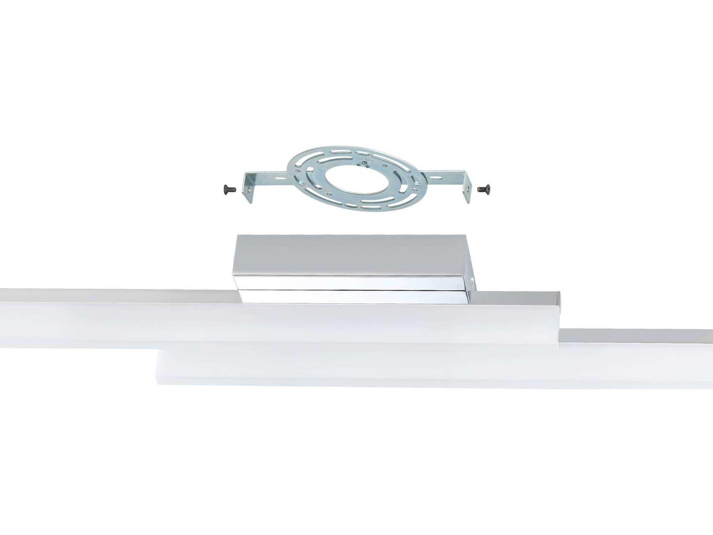 Eglo Palmital 2-Light Chrome Linear Flush Mount