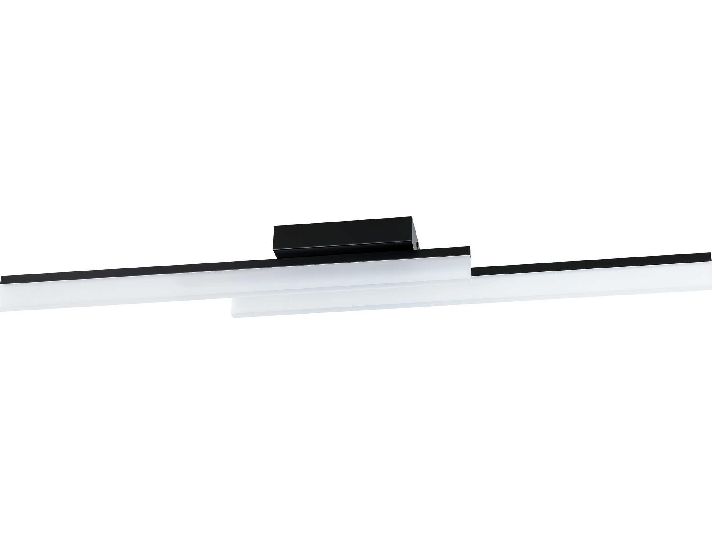 Eglo Palmital 2-Light Black Linear Flush Mount