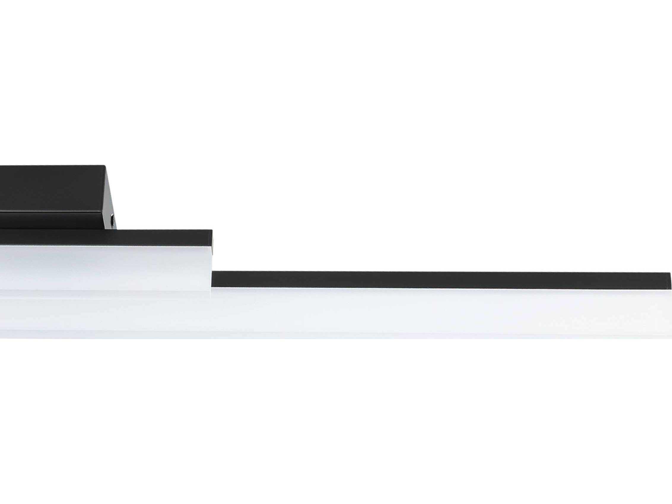 Eglo Palmital 2-Light Black Linear Flush Mount