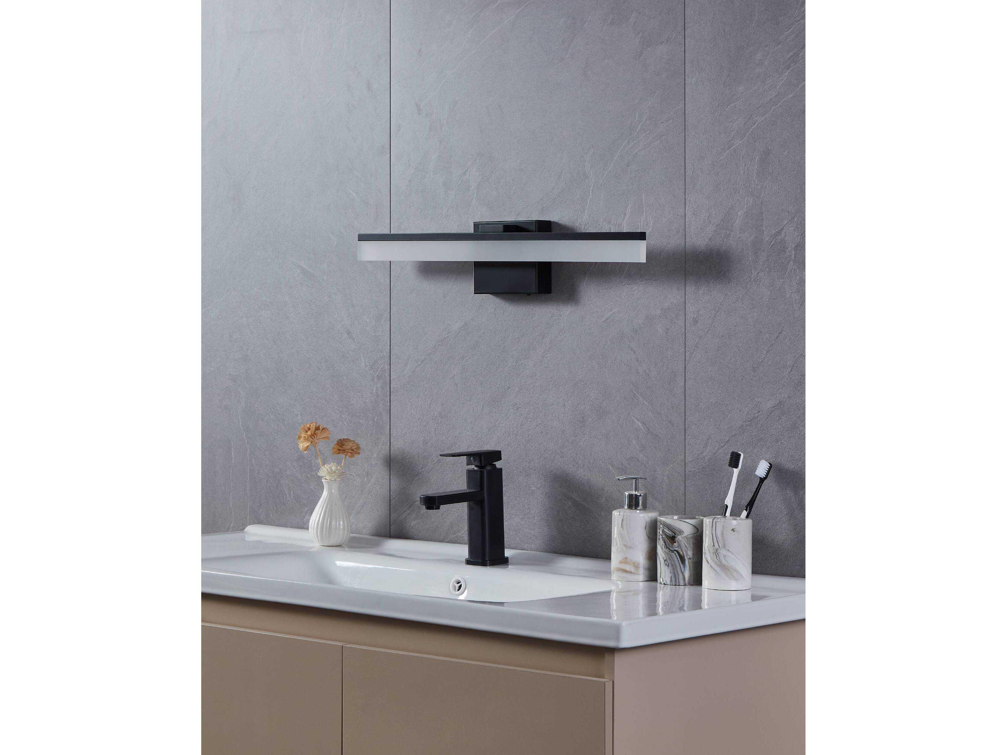 Eglo Palmital 1-Light Black Vanity Light