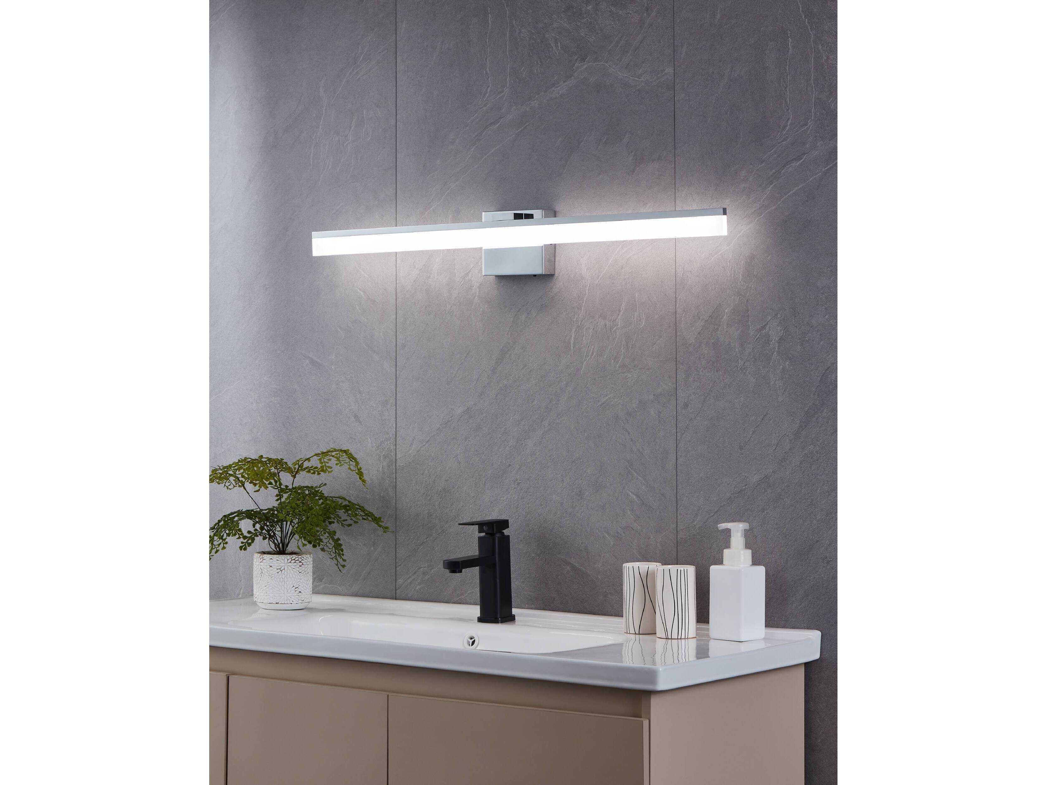 Eglo Palmital 1-Light Chrome Vanity Light