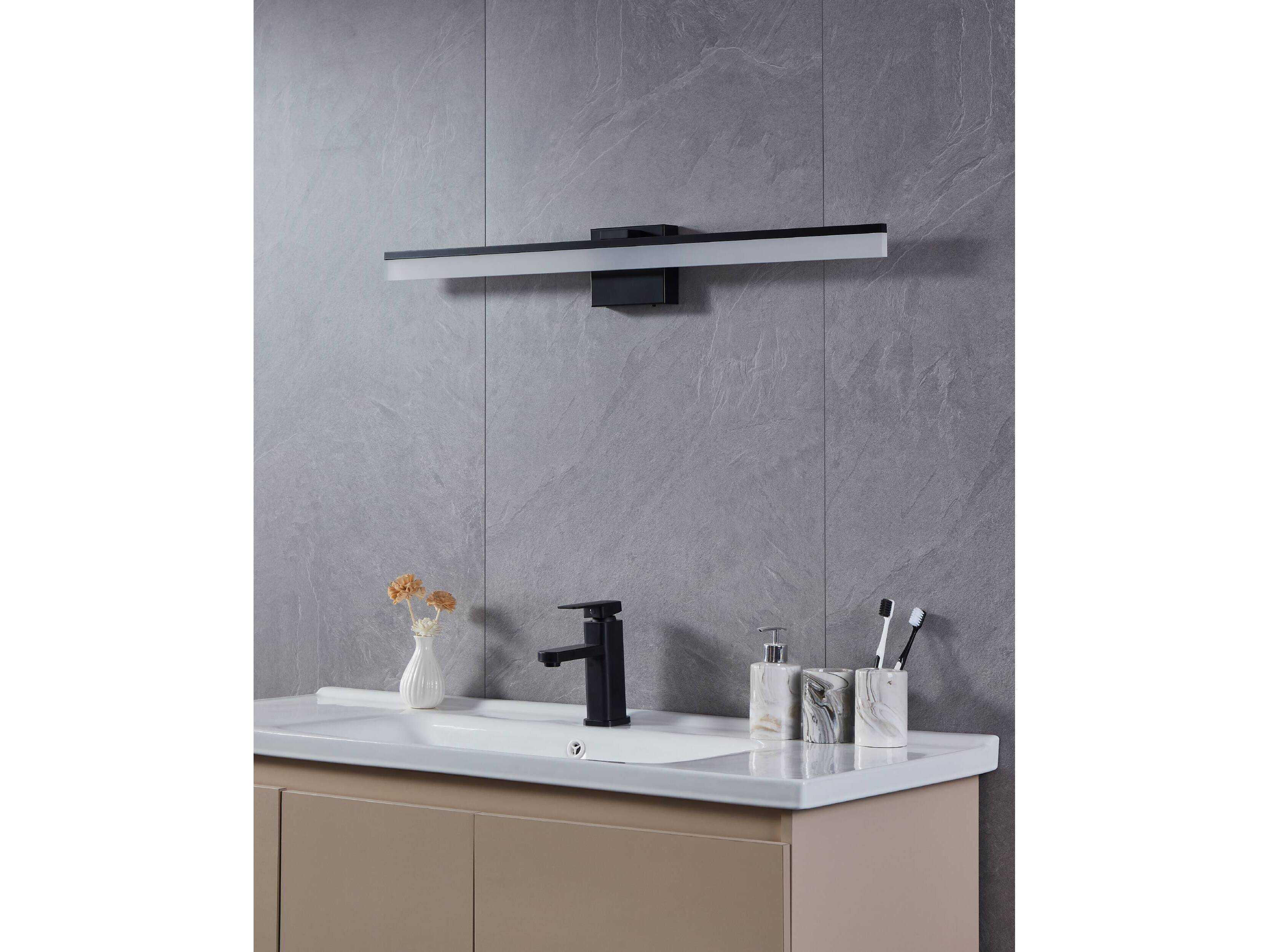 Eglo Palmital 1-Light Black Vanity Light
