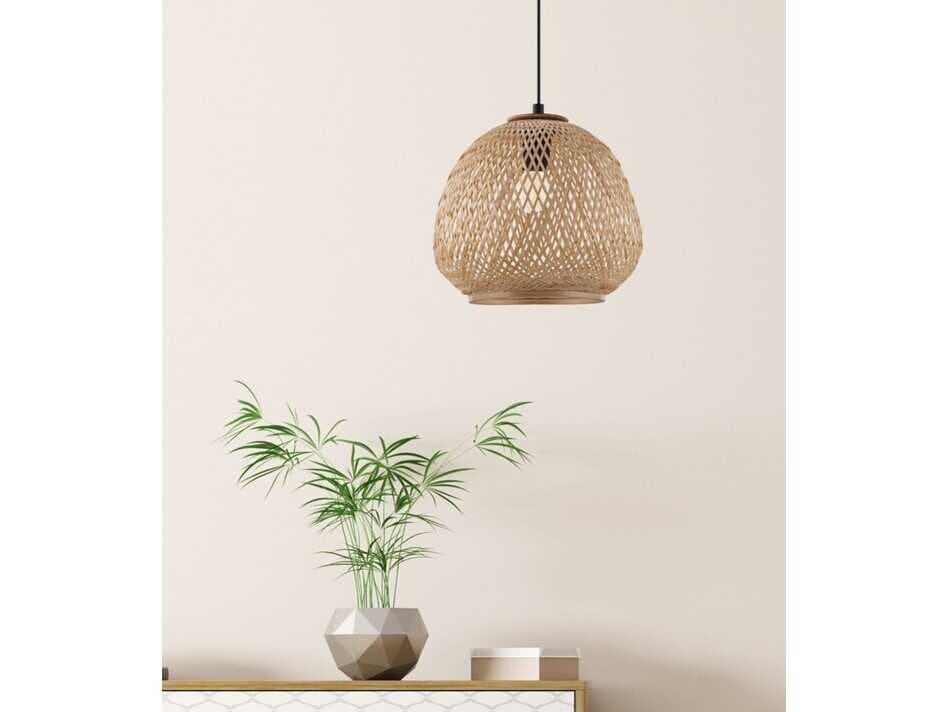 Eglo Dembleby 1-Light Black Brown Pendant