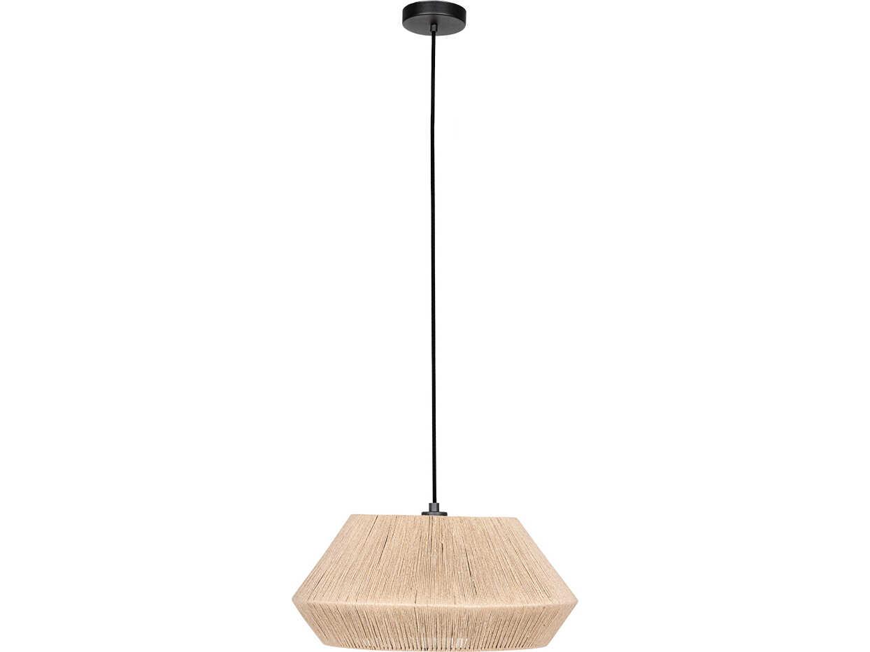 Eglo Alderney 1-Light Black Brown Pendant