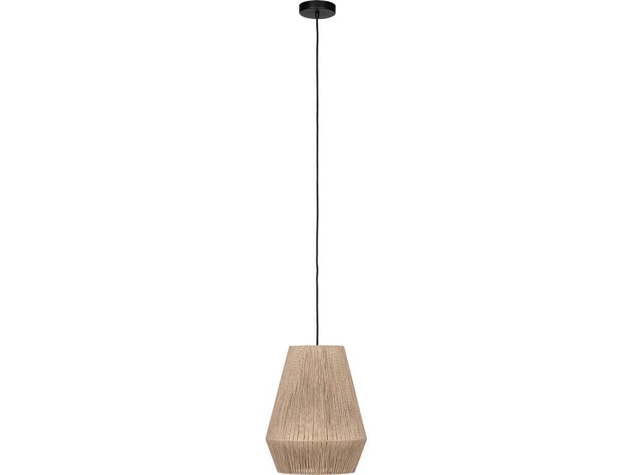 Eglo Alderney 1-Light Black Brown Mini Pendant