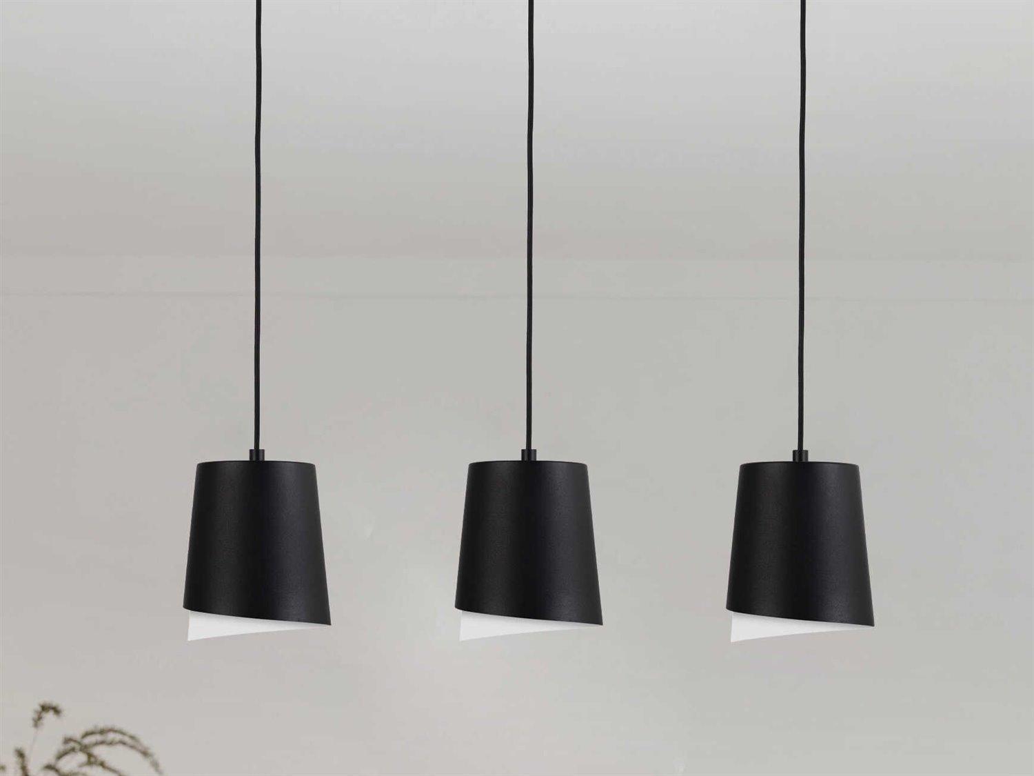Eglo Bolivia 3-Light Black Island Pendant