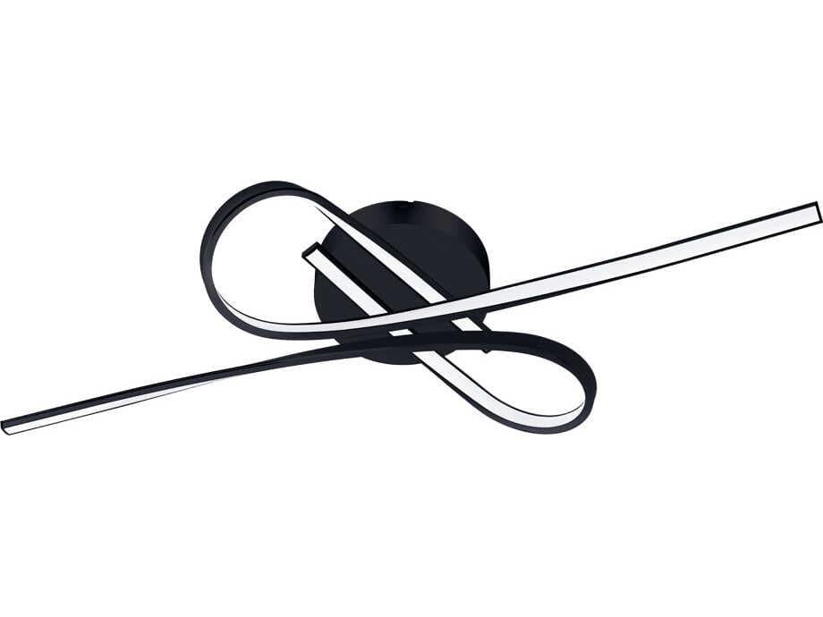 Eglo Selvina 1-Light Black Flush Mount