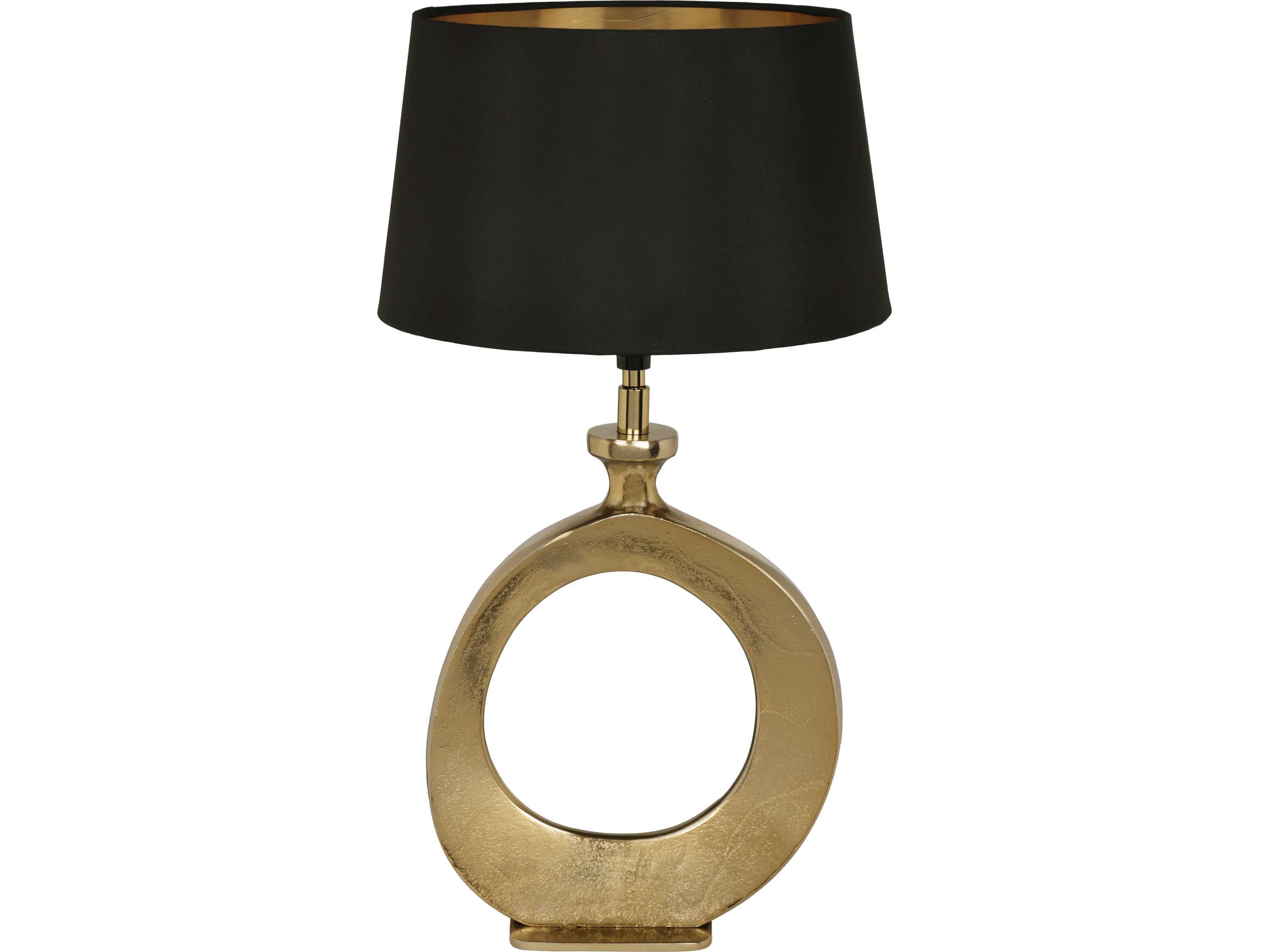 Eglo Diezma Gold Black Exterior Interior Fabric Table Lamp
