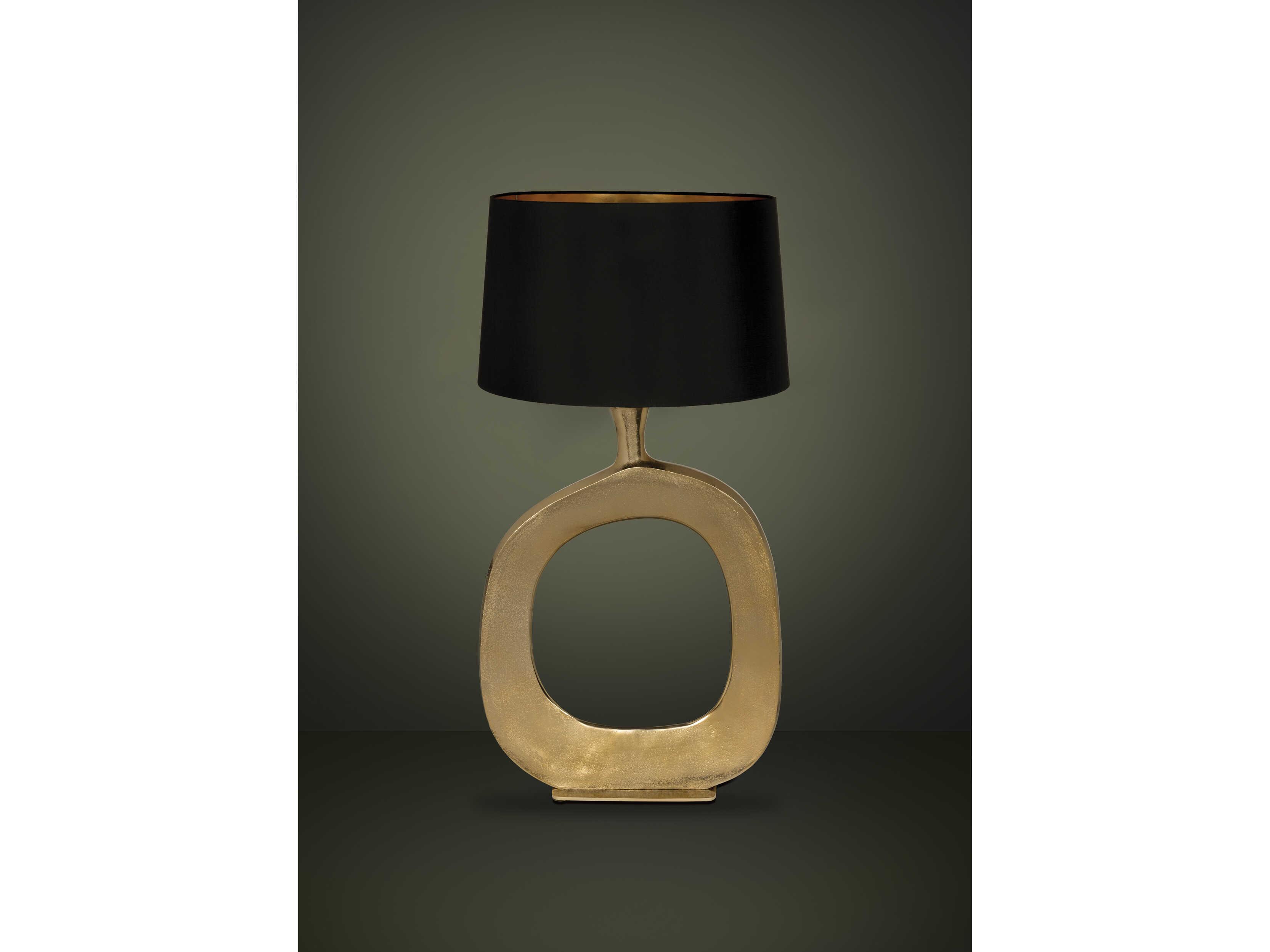 Eglo Diezma Gold Black Exterior Interior Fabric Buffet Lamp