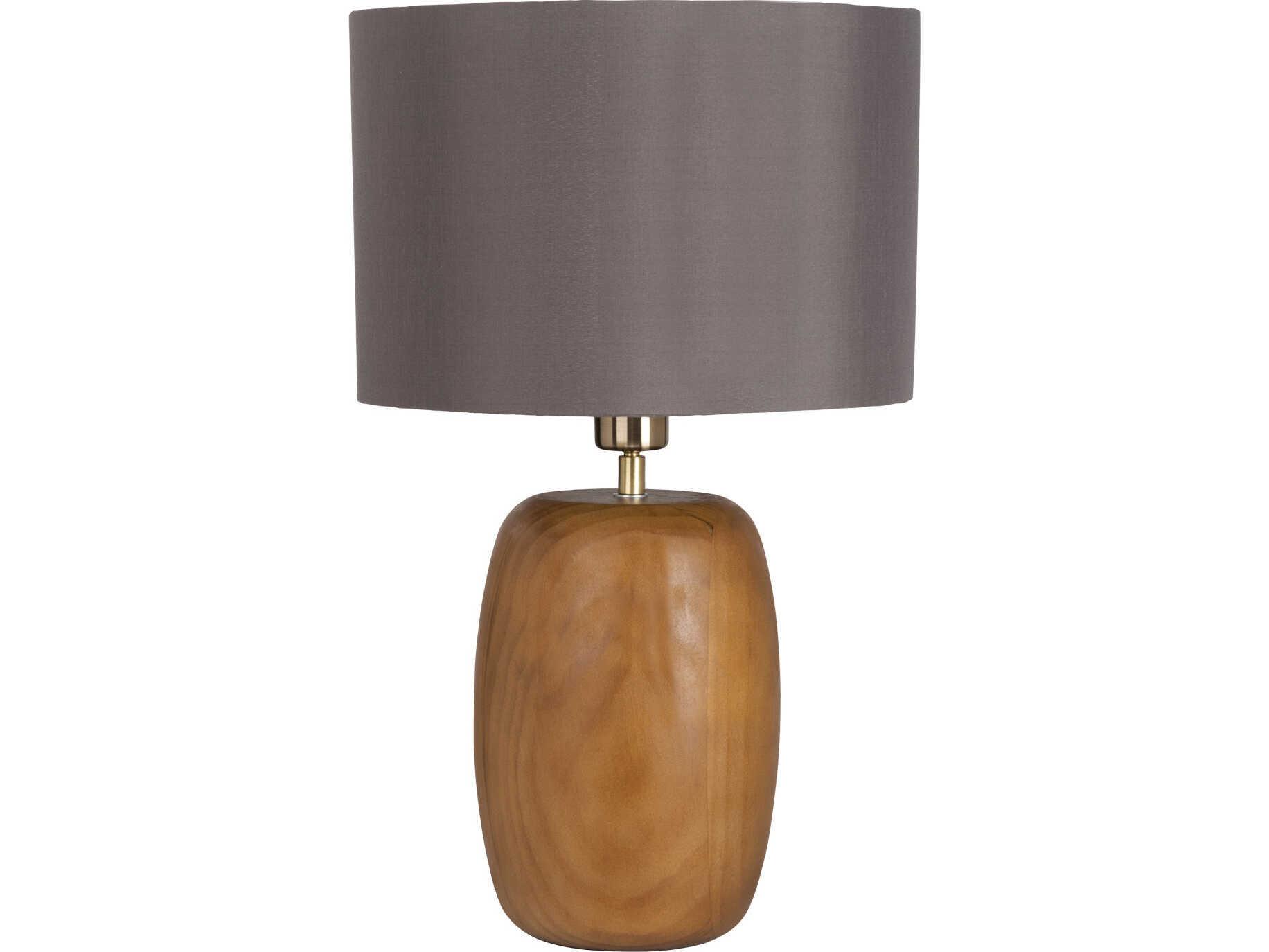 Eglo Cottesford Brushed Gold Cappuccino Fabric Brown Table Lamp