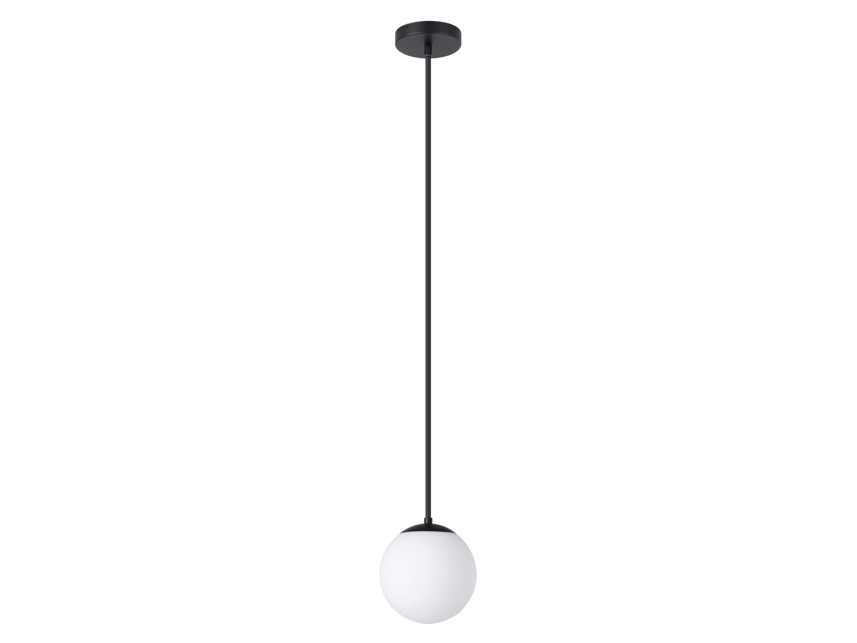 Eglo Rondo 1-Light Black Globe Mini Pendant
