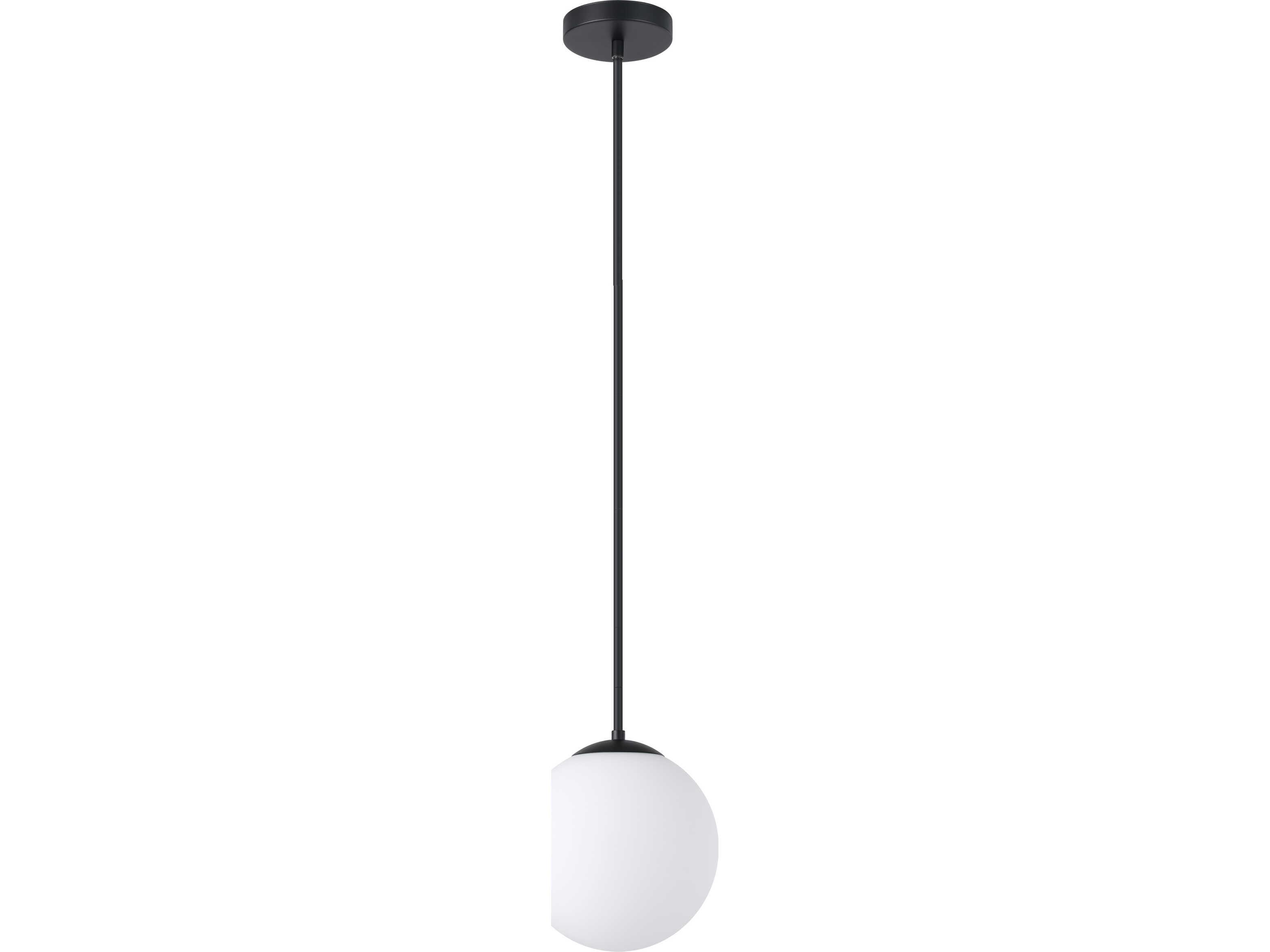 Eglo Rondo 1-Light Black Globe Mini Pendant