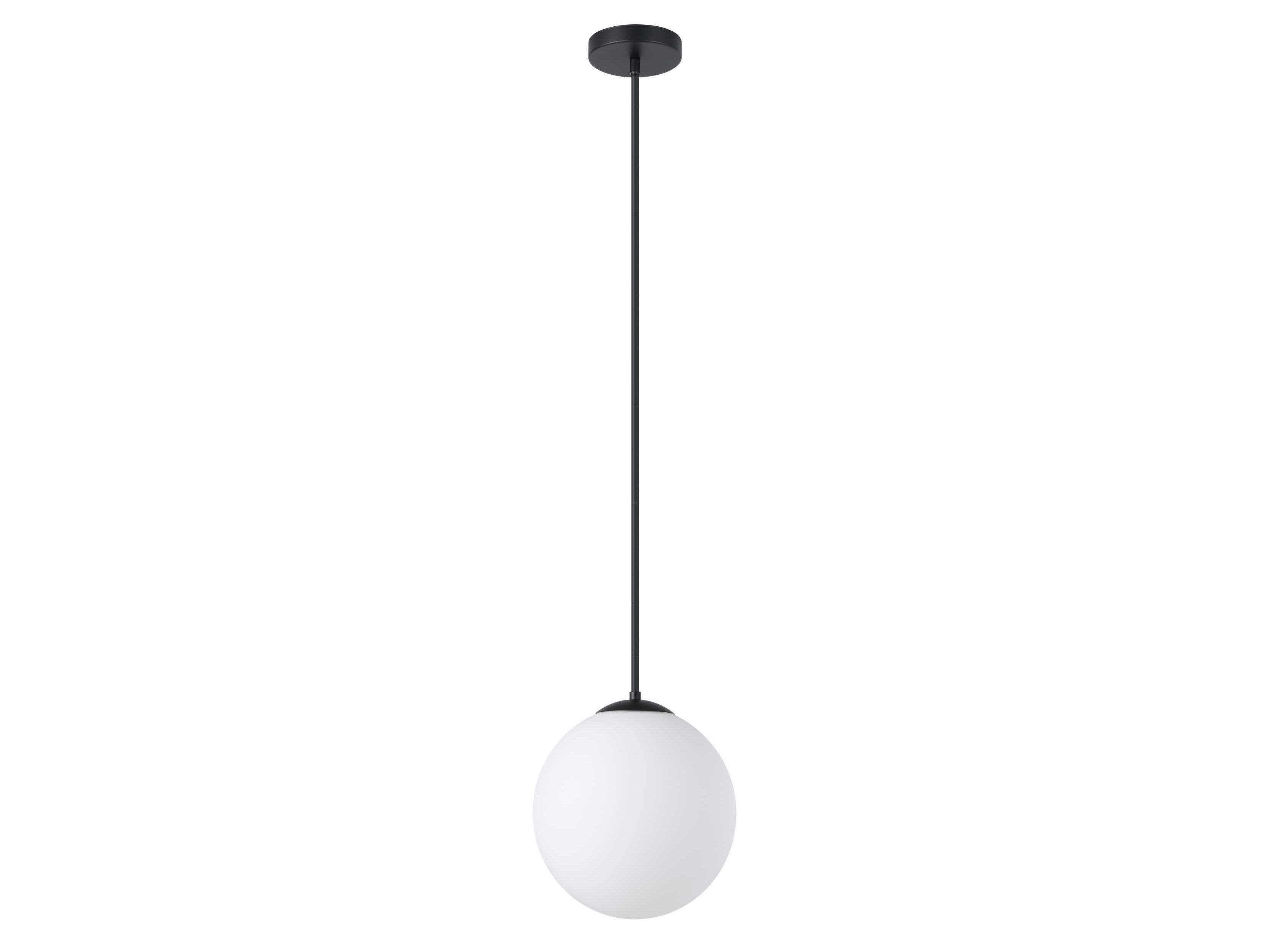 Eglo Rondo 1-Light Black Globe Mini Pendant