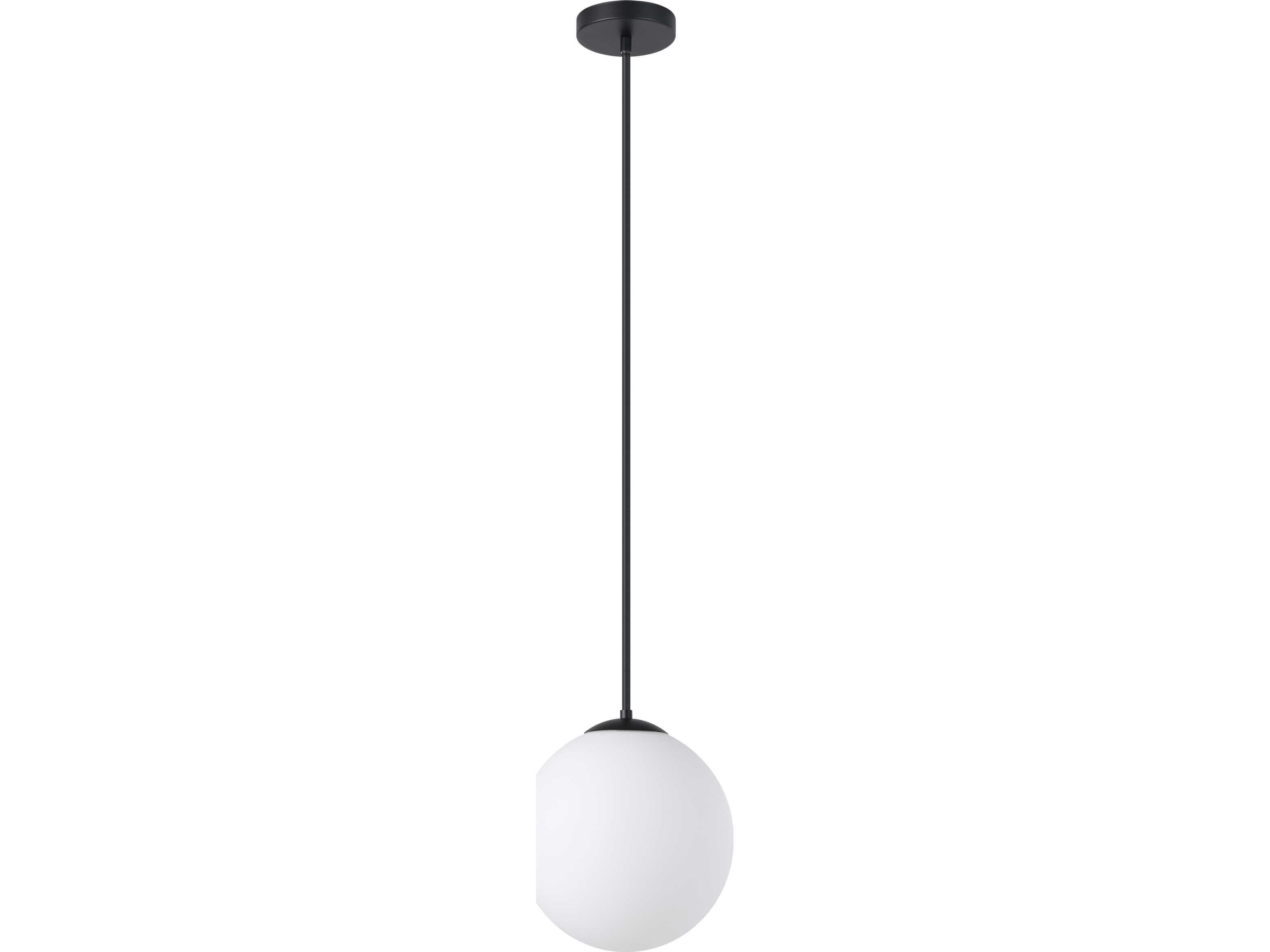 Eglo Rondo 1-Light Black Globe Mini Pendant