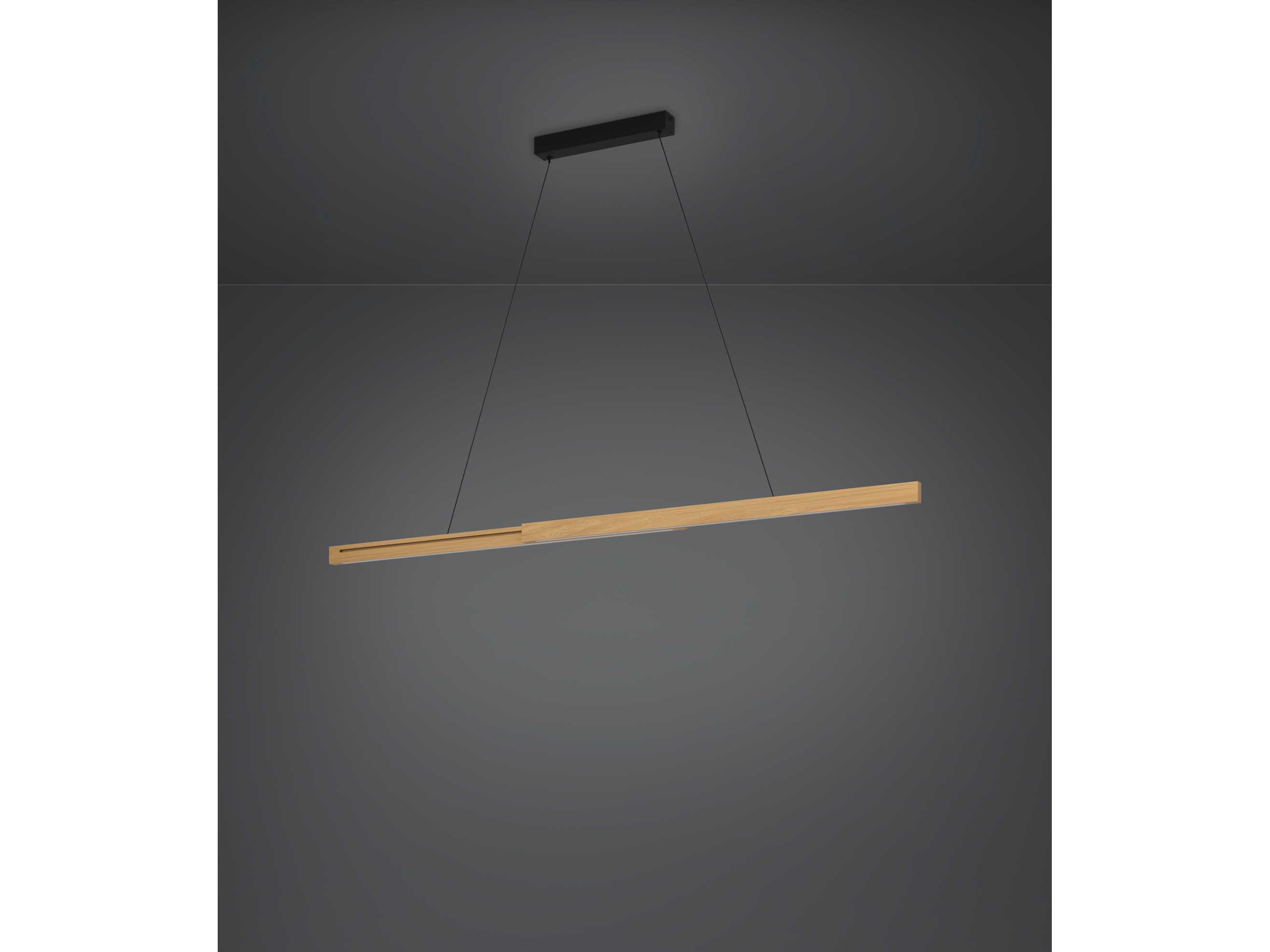 Eglo Montebuono 2-Light Bronze Linear Island Pendant