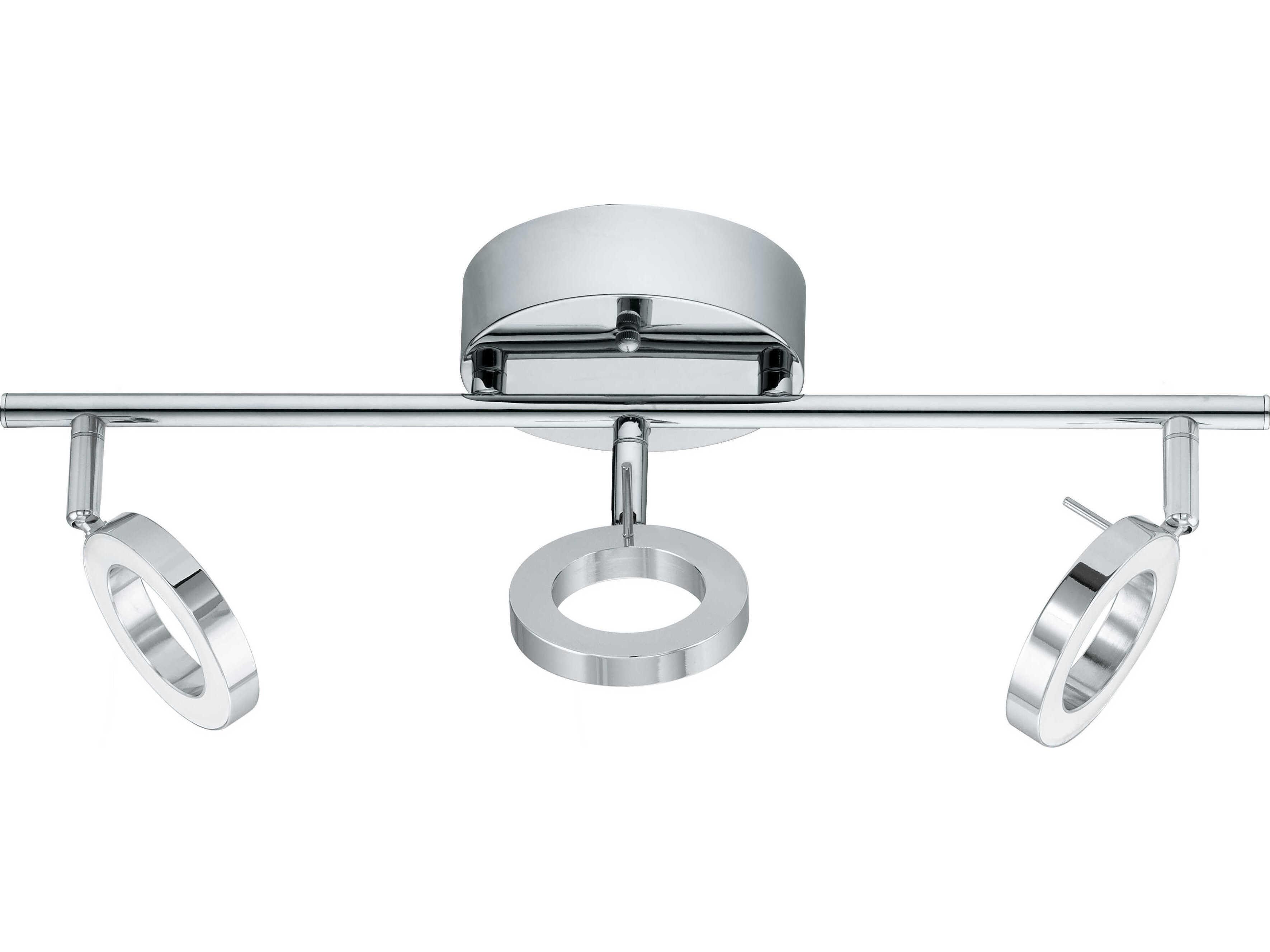 Eglo Naudella 3-Light Chrome Track & Rail Light