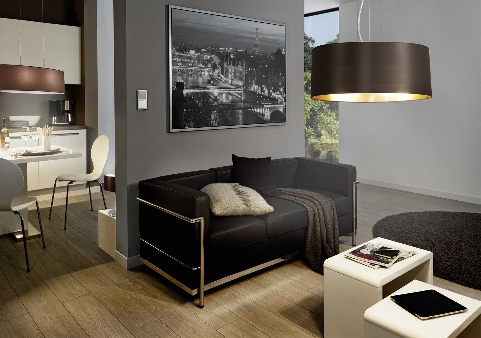 Eglo Maserlo 3-Light Satin Nickel Drum Pendant