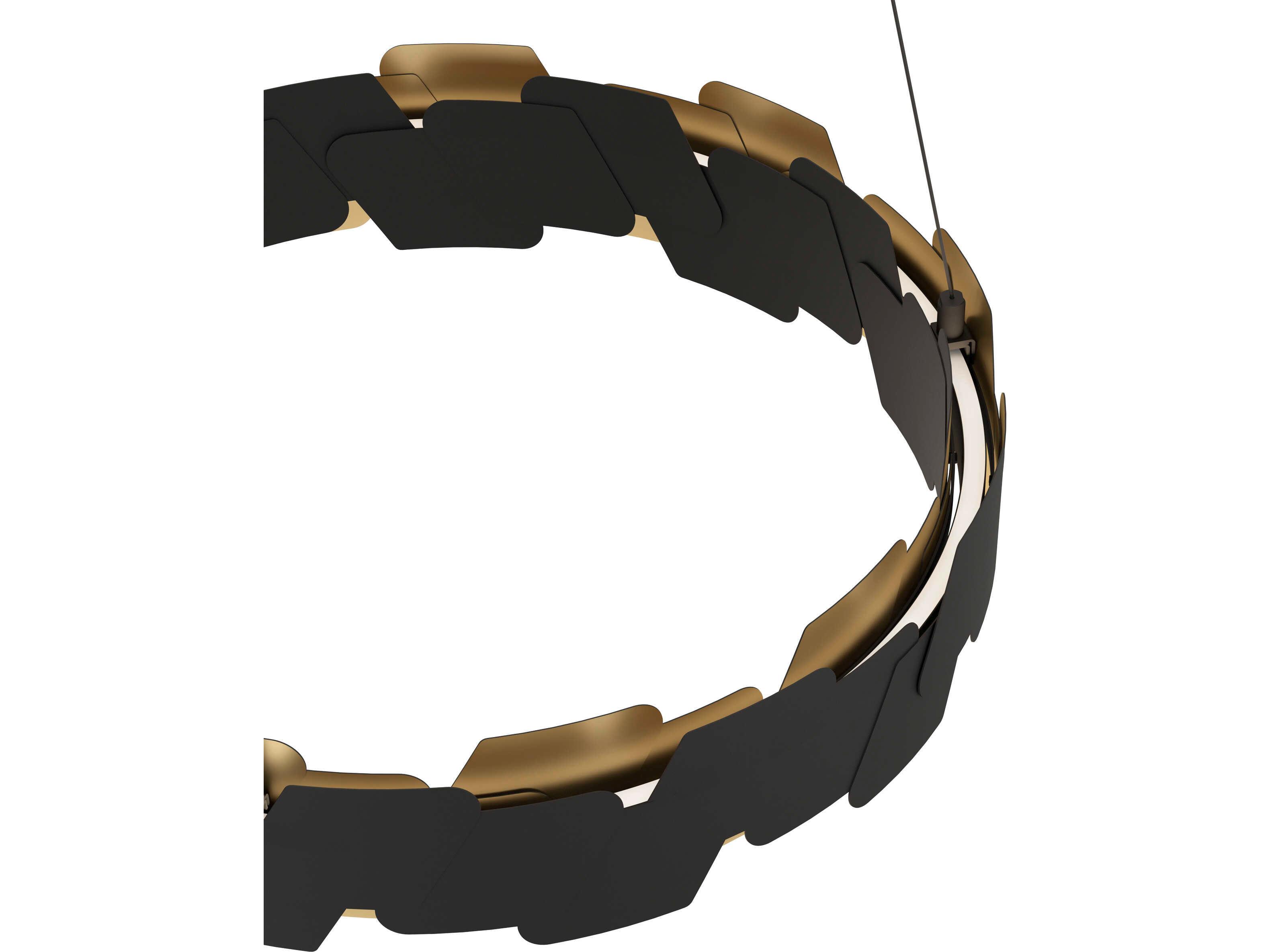 Eglo Altagracia 2-Light Black Round Pendant