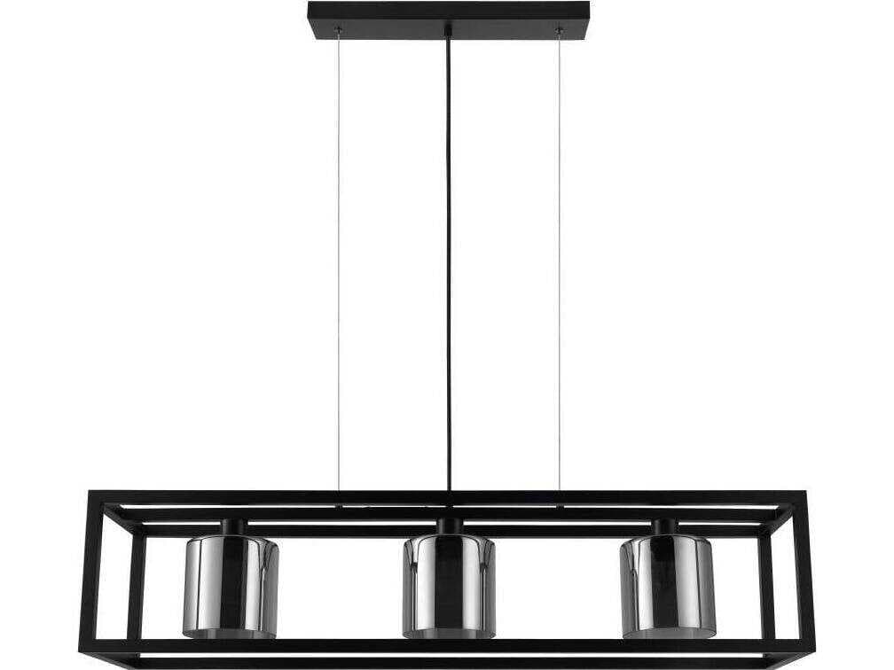 Eglo Brisling 3-Light Black Island Pendant
