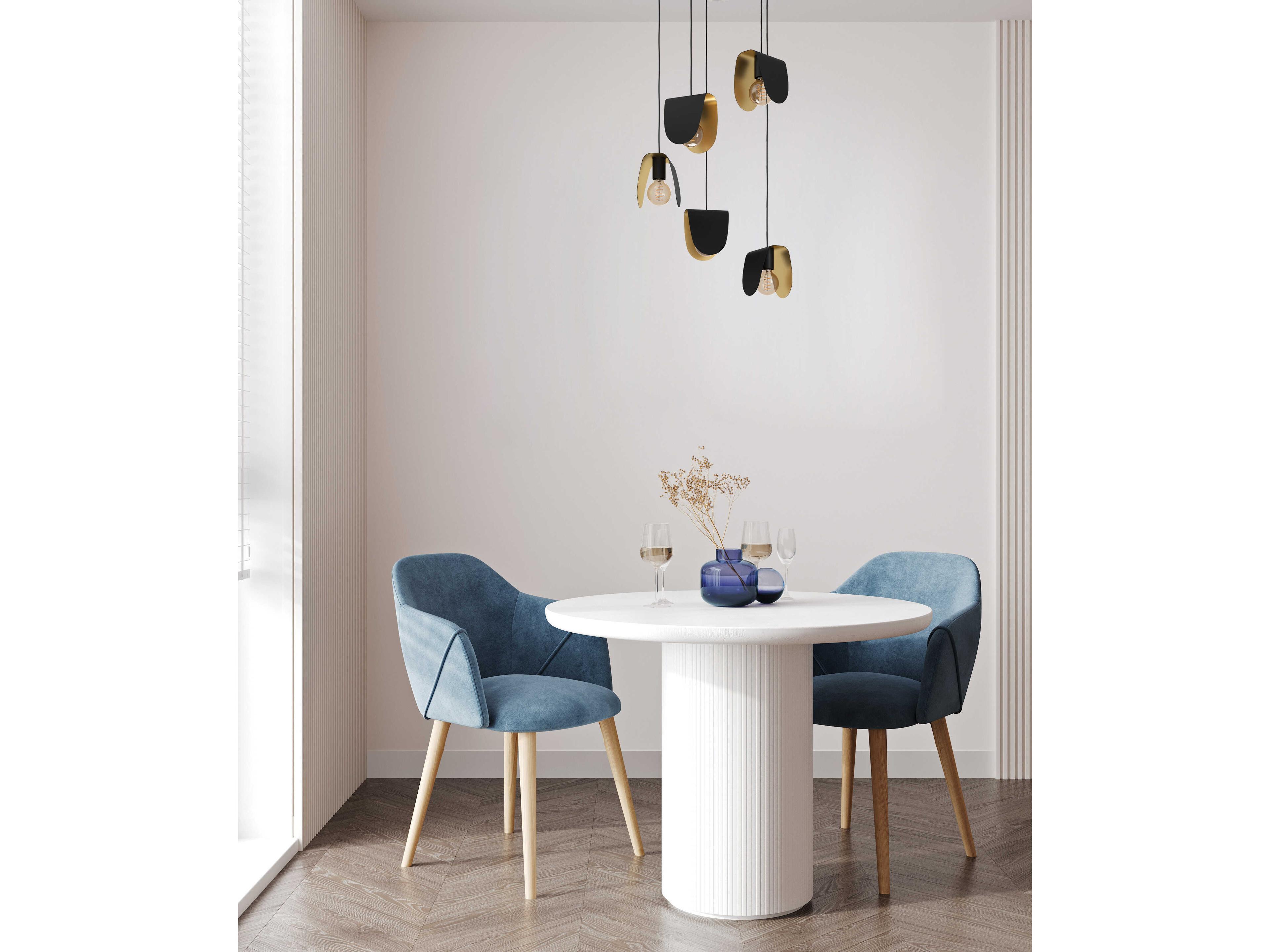 Eglo Serenara 5-Light Black Pendant