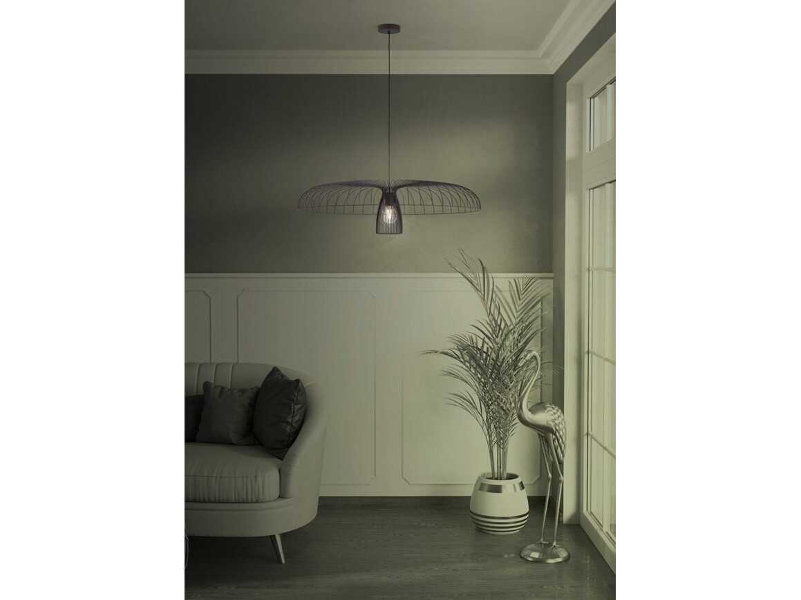 Eglo Champerico 1-Light Black Pendant