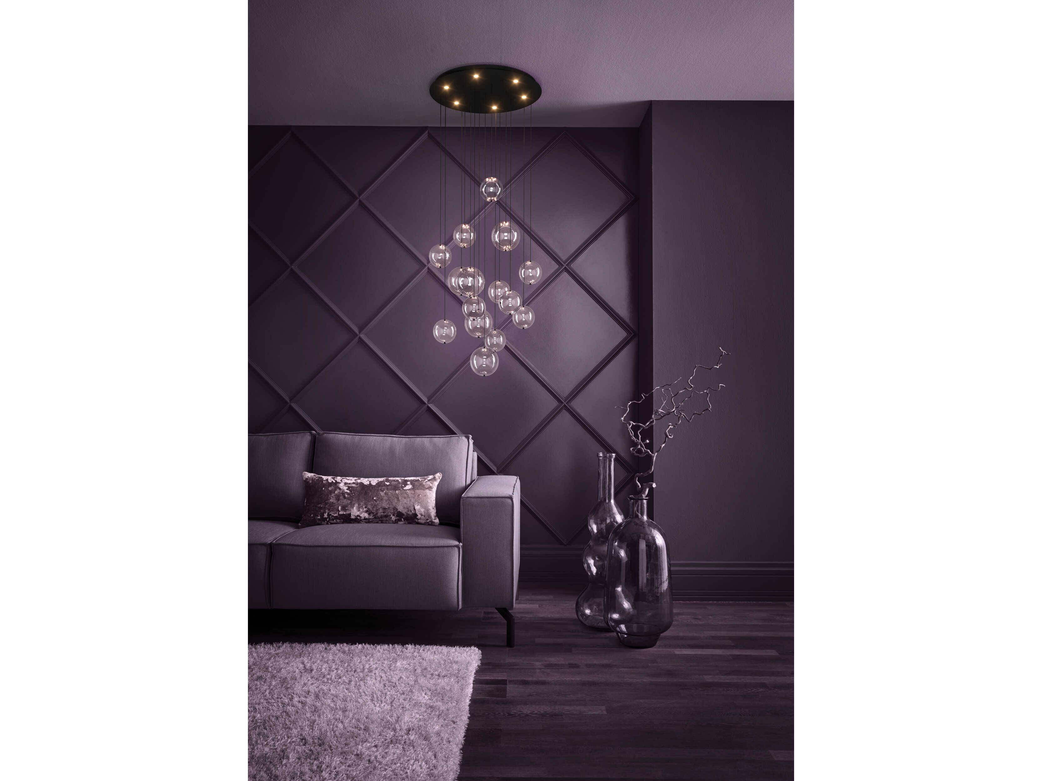Eglo Espardello 6-Light Black Pendant