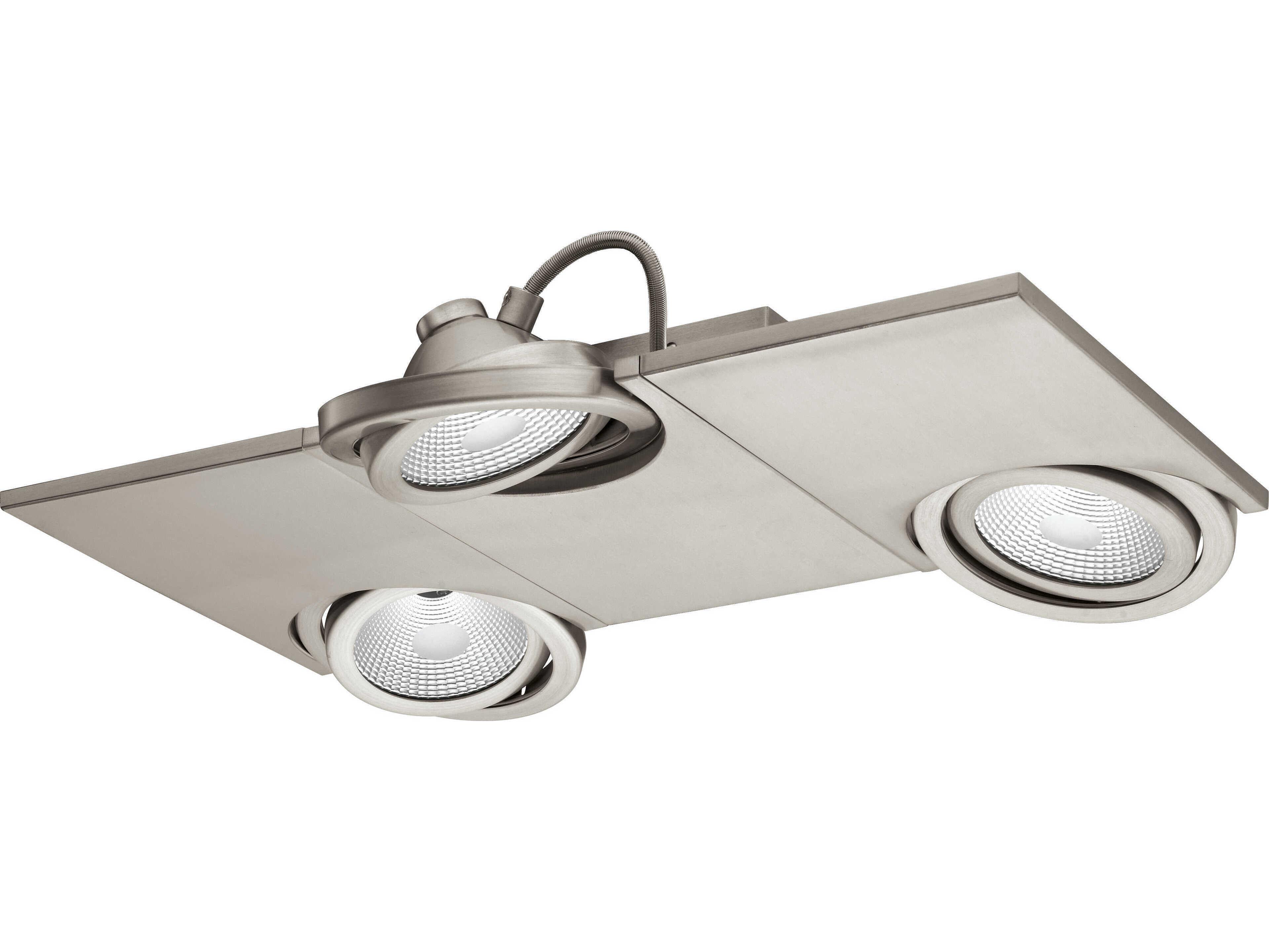 Eglo Brea 3-Light Matte Nickel Track & Rail Light