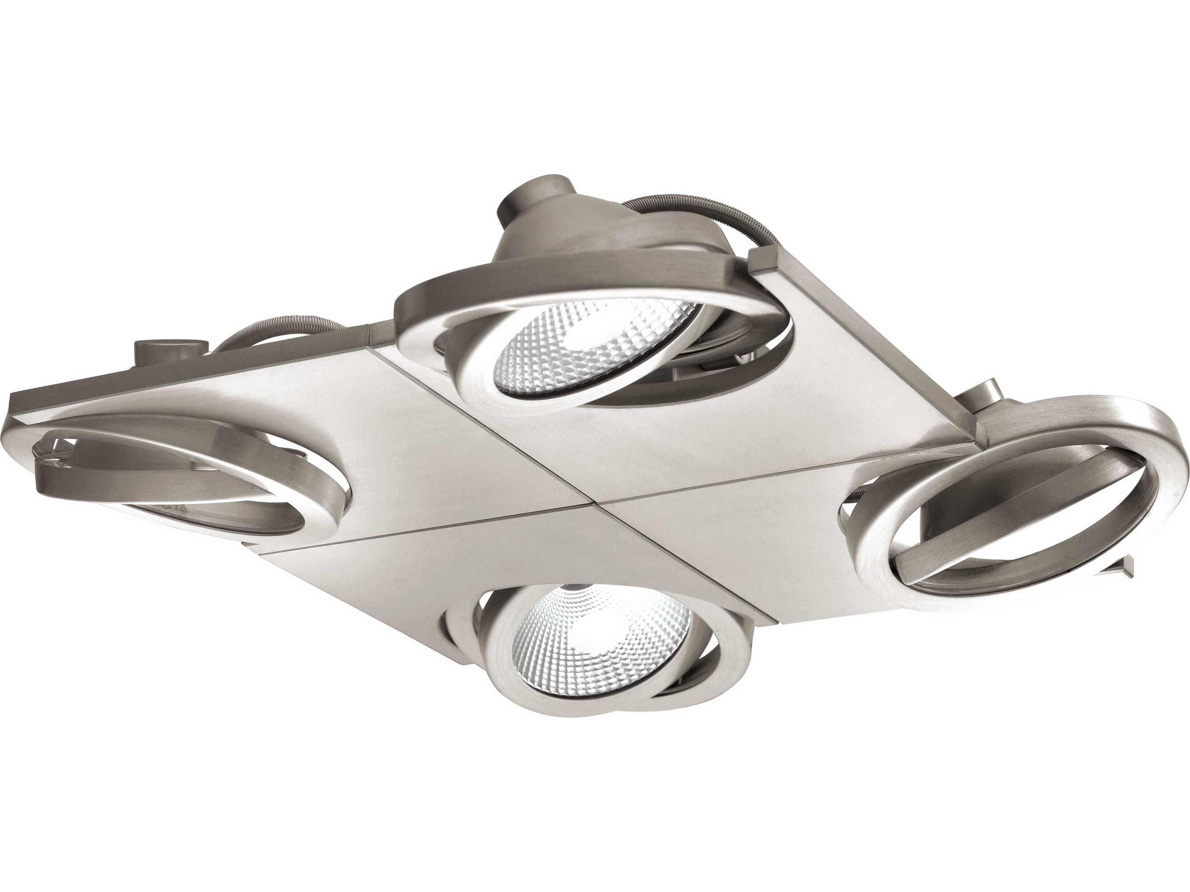 Eglo Brea 4-Light Matte Nickel Track & Rail Light