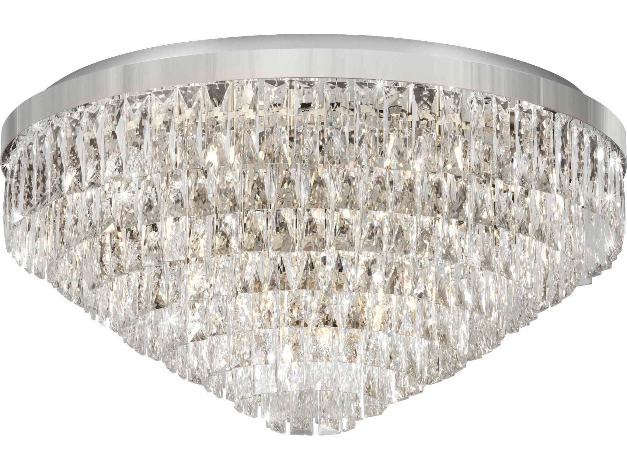 Eglo Valparaiso 16-Light Chrome Flush Mount