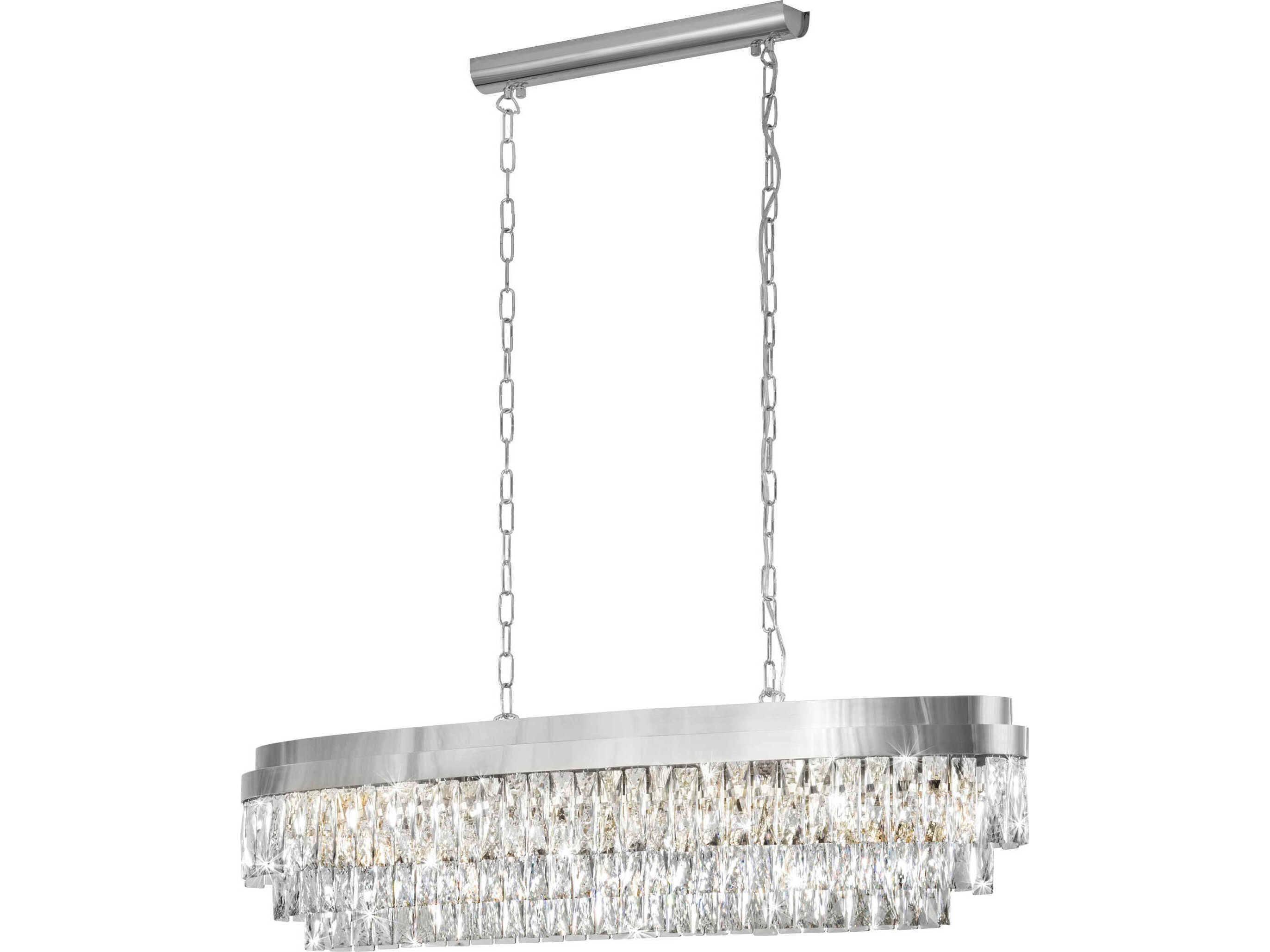 Eglo Valparaiso 13-Light Chrome Island Pendant