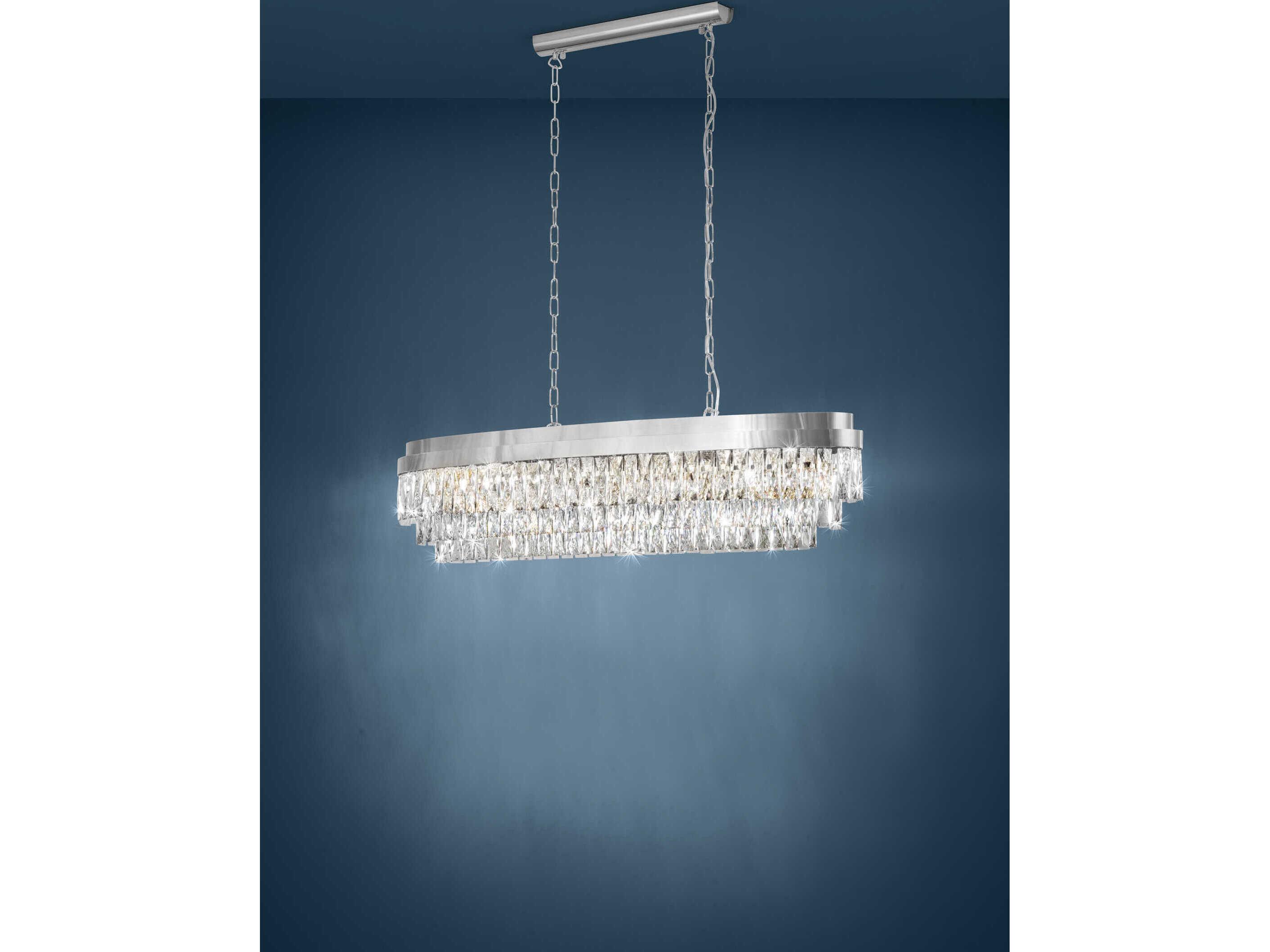 Eglo Valparaiso 13-Light Chrome Island Pendant