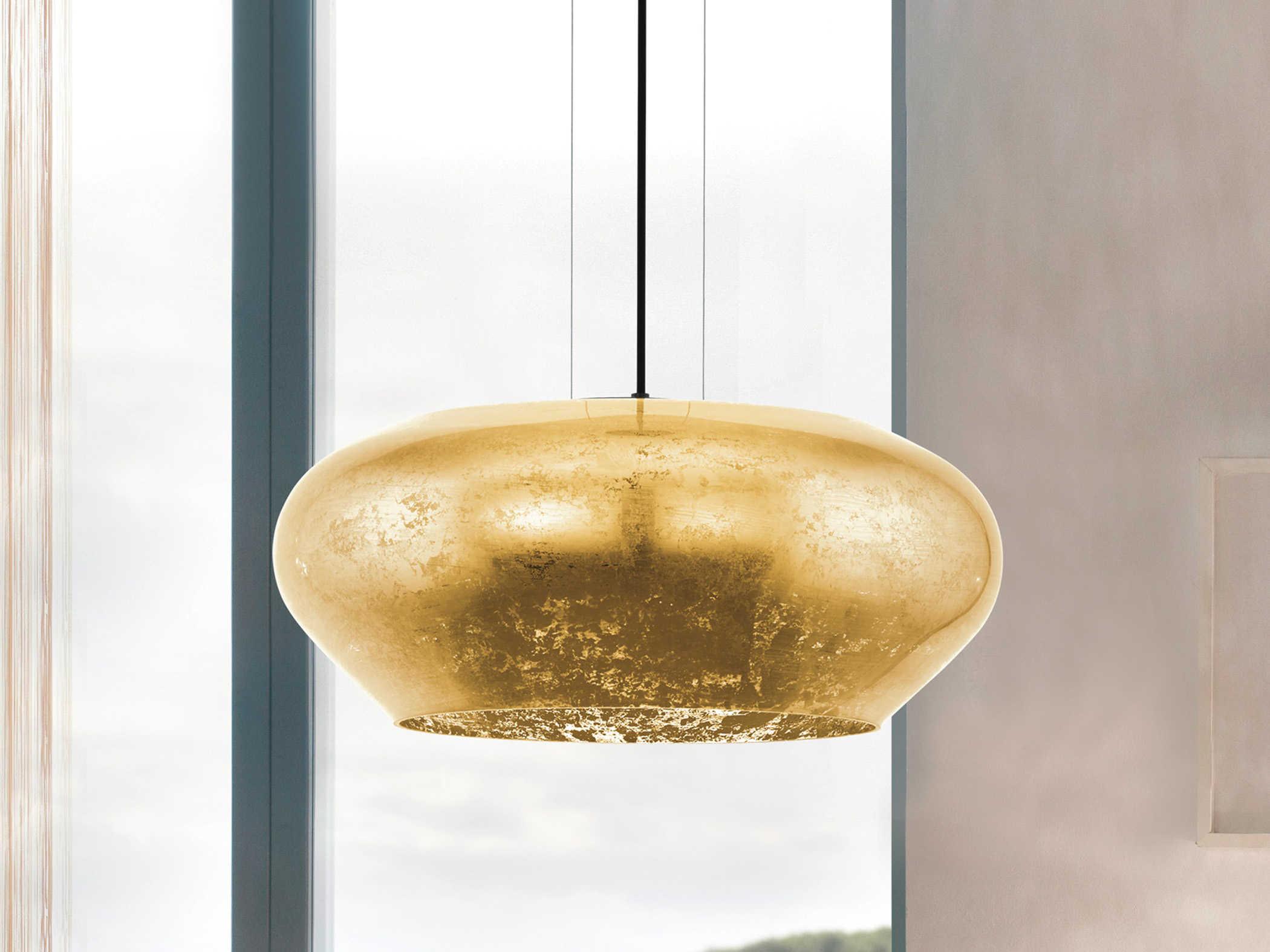 Eglo Priorat 3-Light Black Gold Pendant