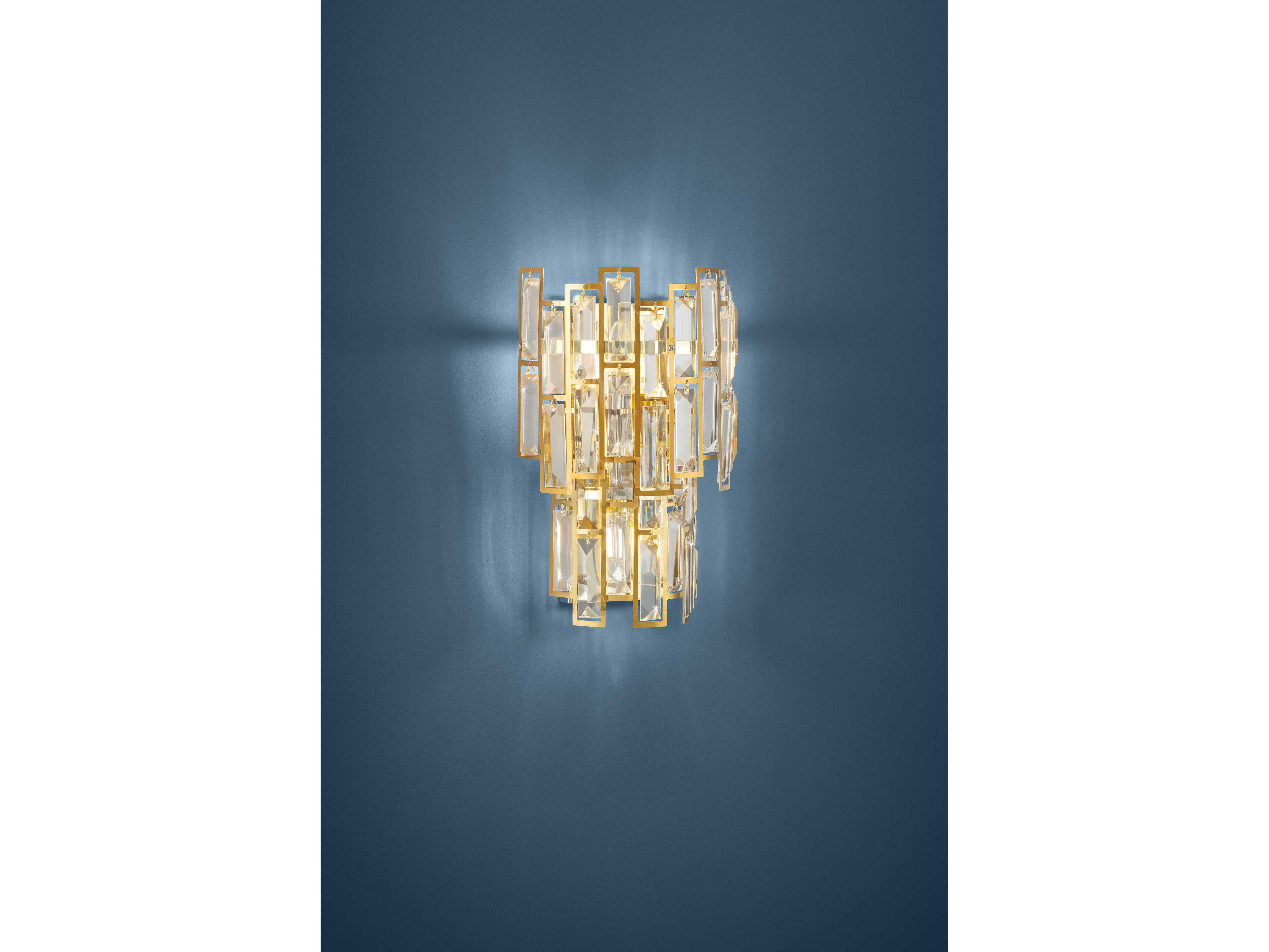 Eglo Calmeilles 3-Light Brass Wall Sconce