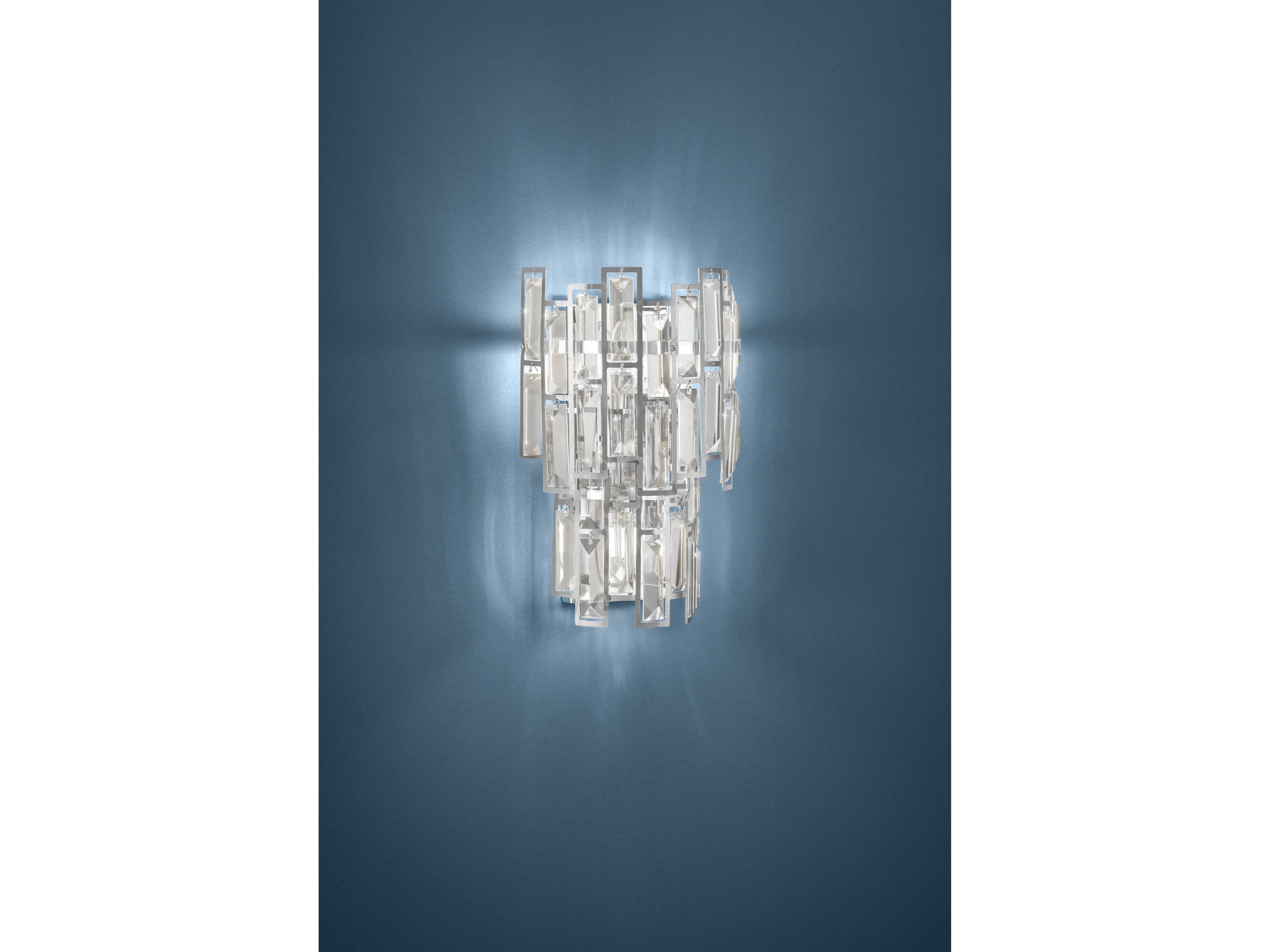 Eglo Calmeilles 3-Light Chrome Wall Sconce