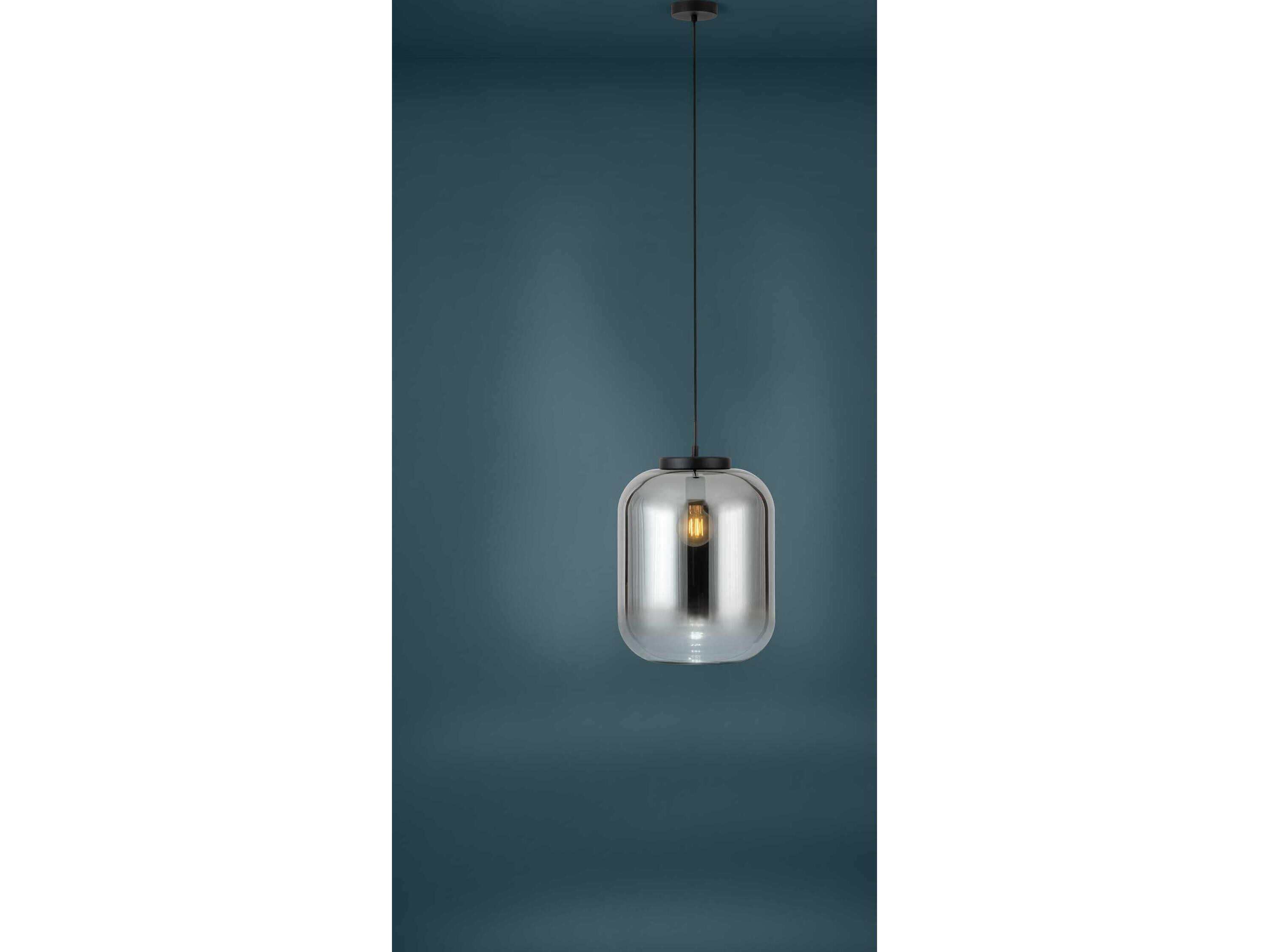 Eglo Bulciago 1-Light Black Pendant