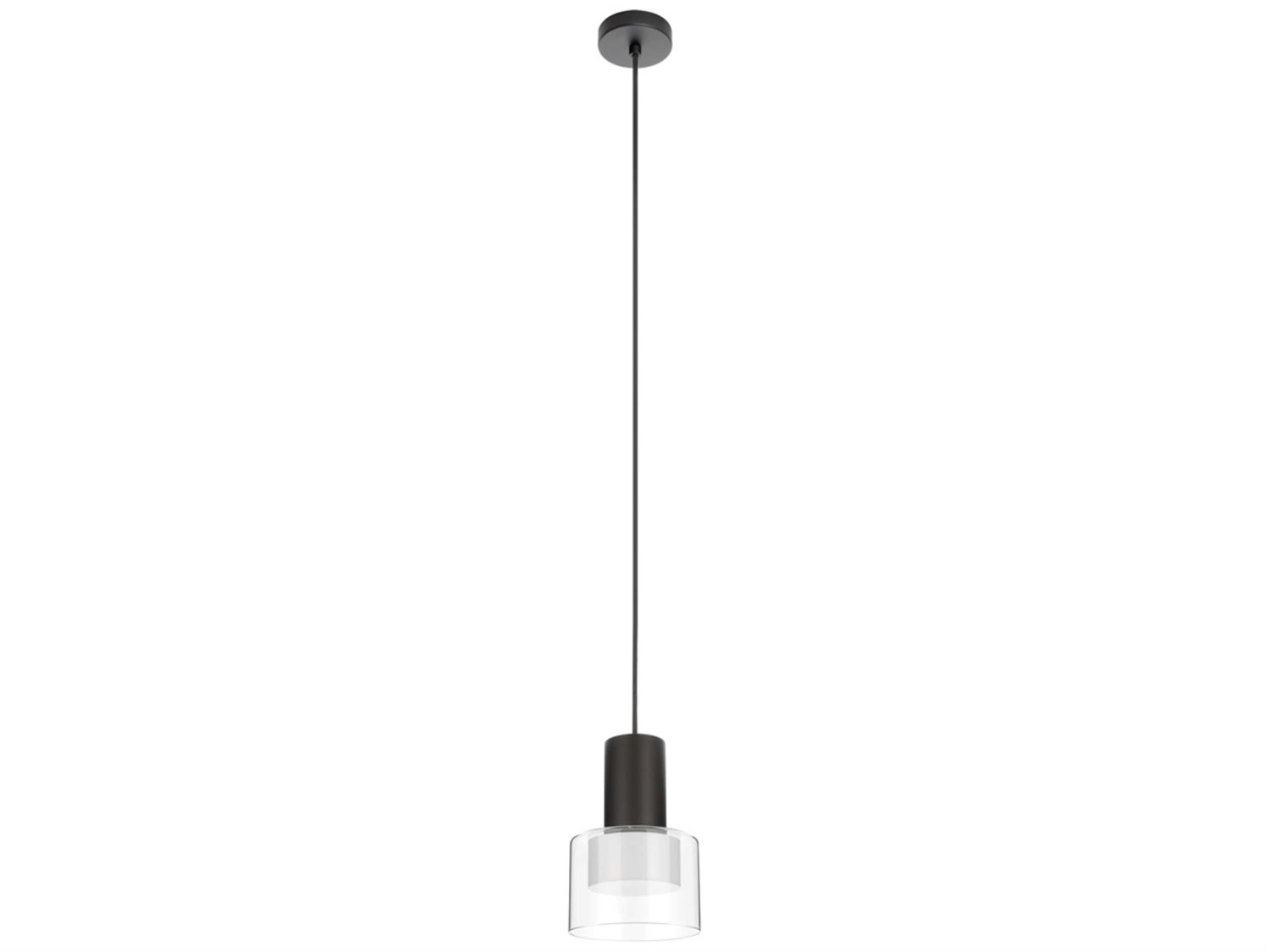 Eglo Molineros 1-Light Black Bell Mini Pendant